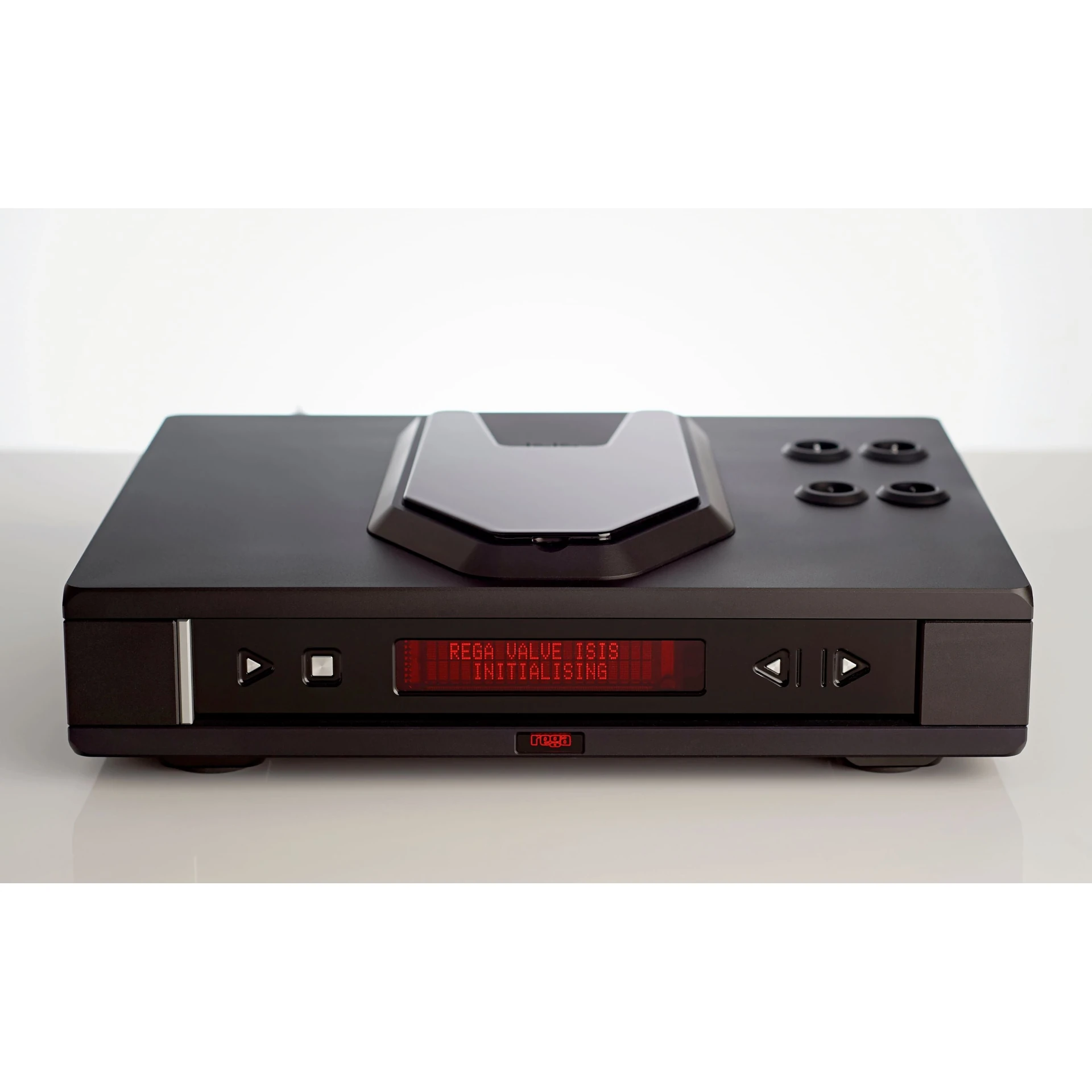 CD-Spieler, Kassettenlaufwerk?, digitales Display, schwarzes Gerät, Retro-Elektronik