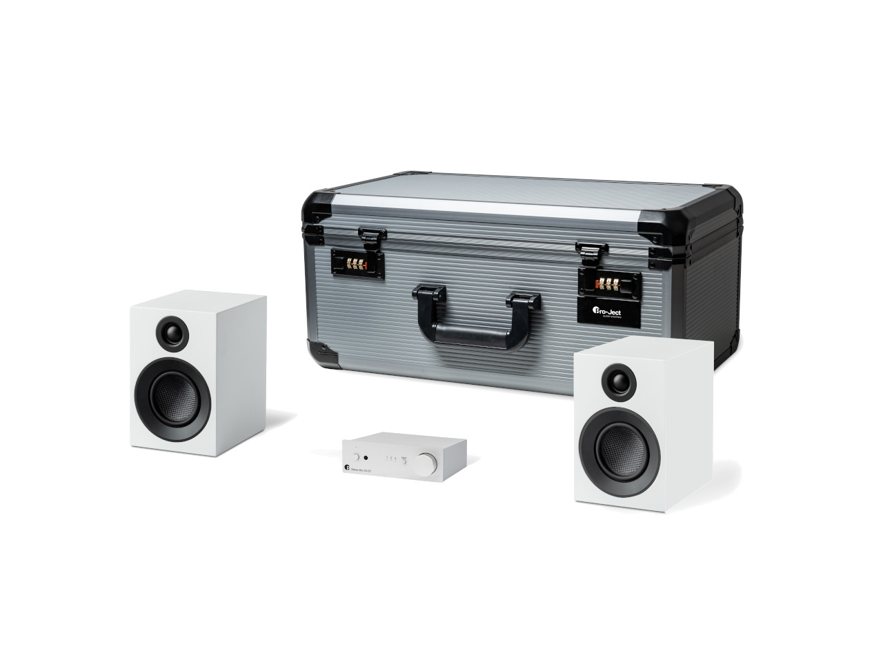 Pro-Ject Travel Set Silver/White
