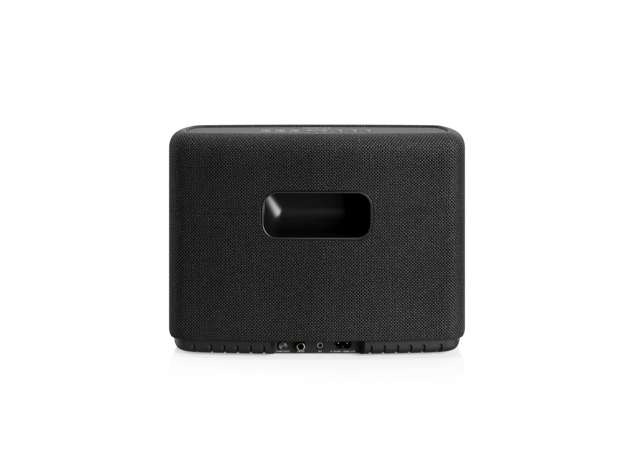 Bluetooth-Lautsprecher, tragbarer Lautsprecher, schwarz Stoff, Vorderer Anschluss, Bedienelementen