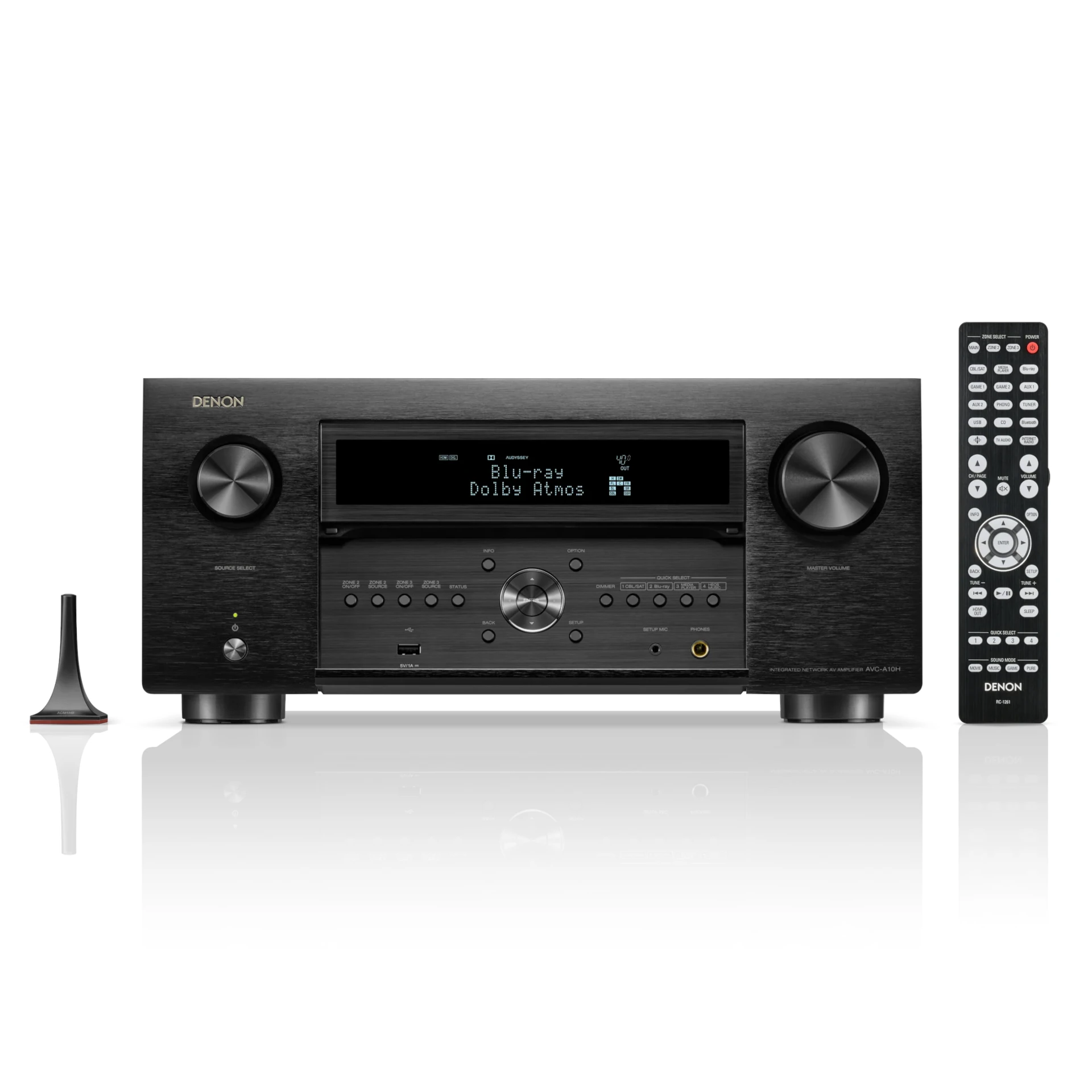 HiFi-Anlage, Stereoempfänger, Blu-ray, Dolby Atmos, Fernbedienung