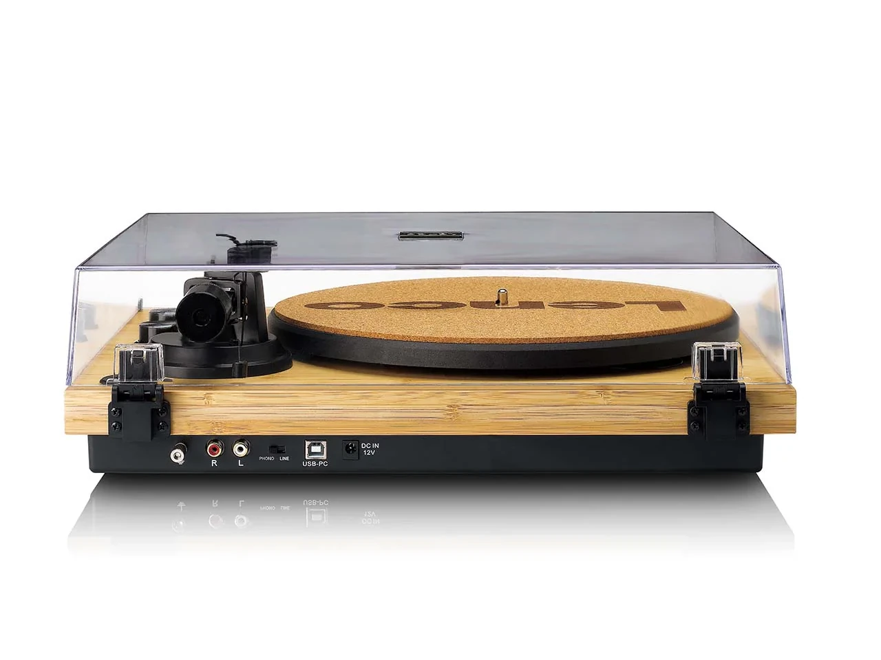 turntable, vinyl, holz, durchsichtiges deckel, phono