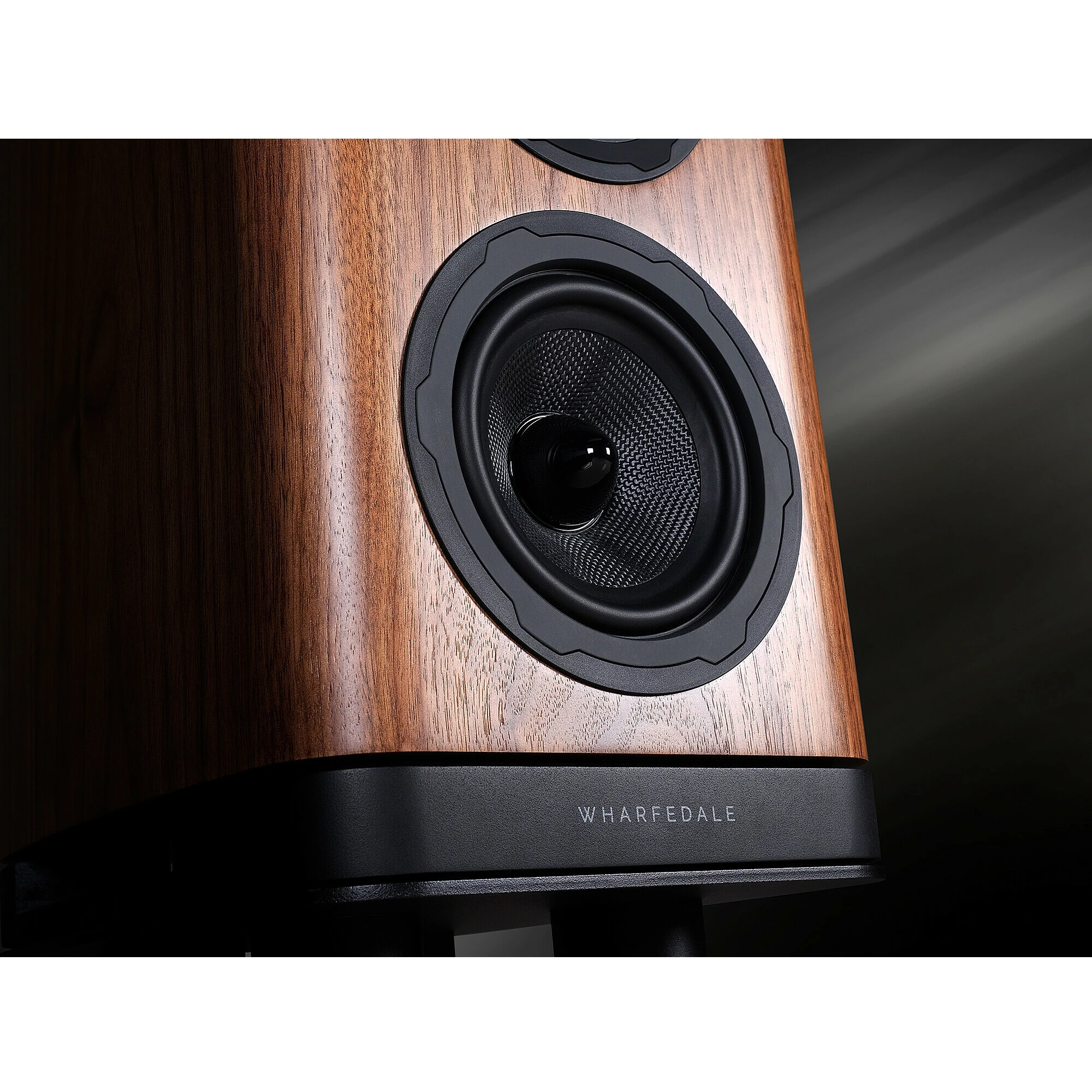 Lautsprecher, Staubholzoptik, Woofer, Fasstisch, markenlos