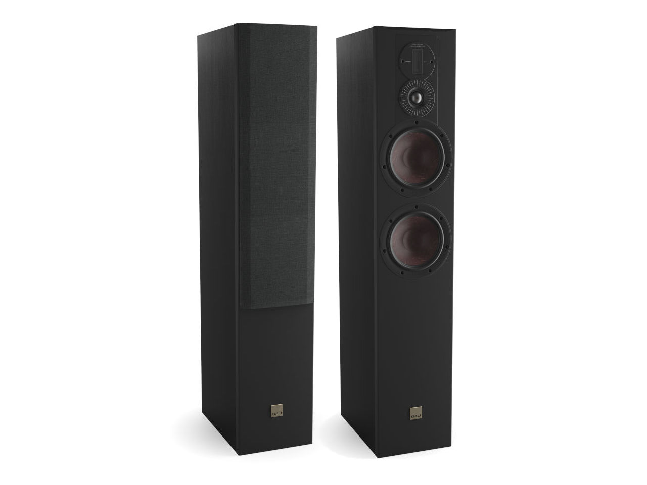 Standlautsprecher, 2-Wege Lautsprecher, Schwarz, Holzoptik, Gehäusemaß