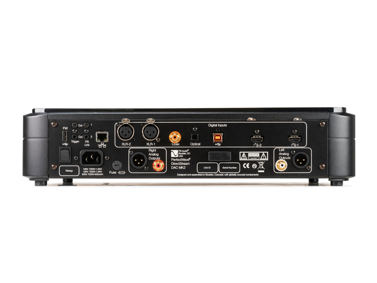 Audio, DAC, Rückseite, RCA, XLR