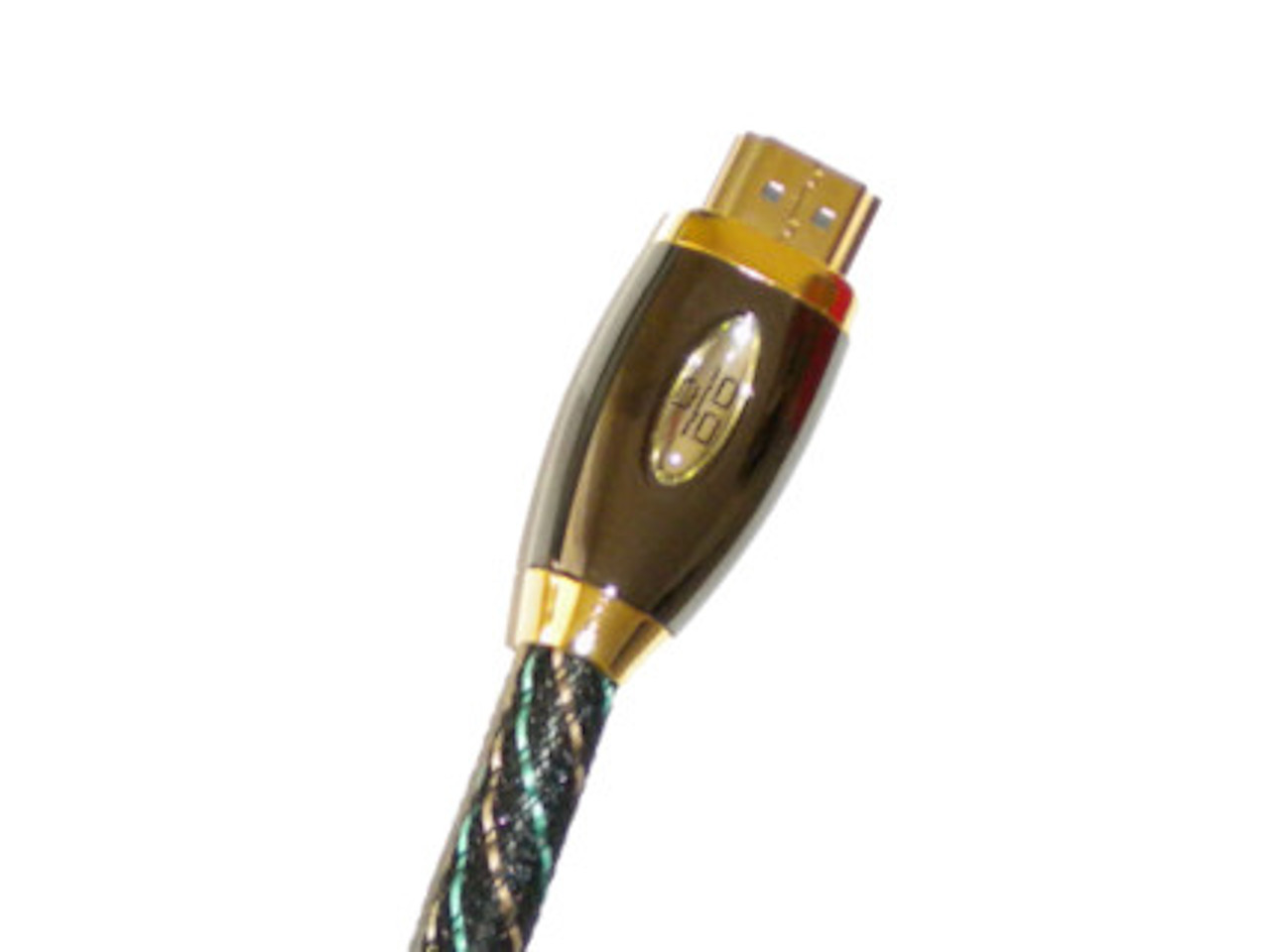 USB-A-Anschluss, vergoldet, Kabel, geflochten, gekrümmt