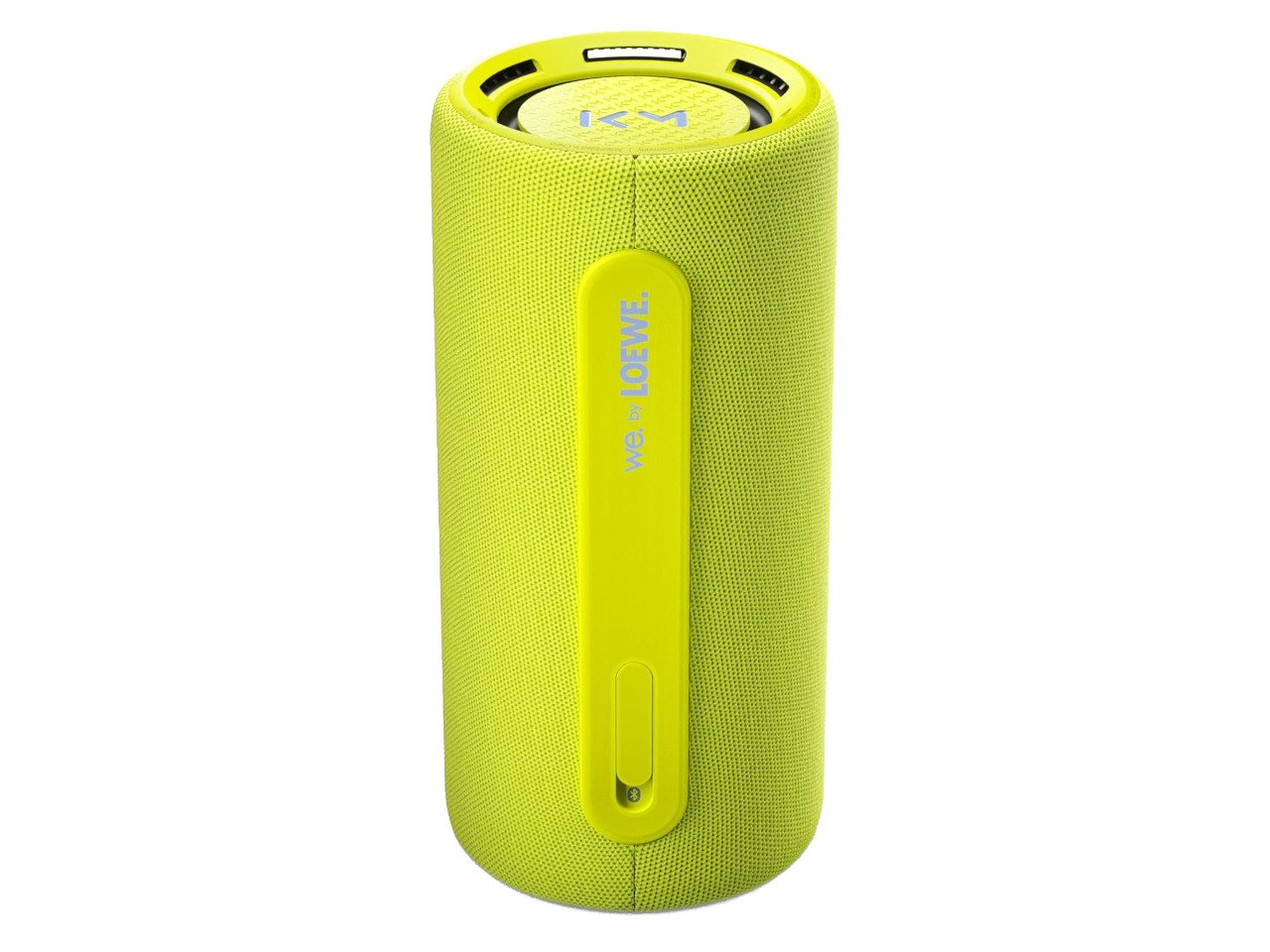 Bluetooth-Lautsprecher, Tragbarer Lautsprecher, Drahtlos, Gelb, Stoffgitter