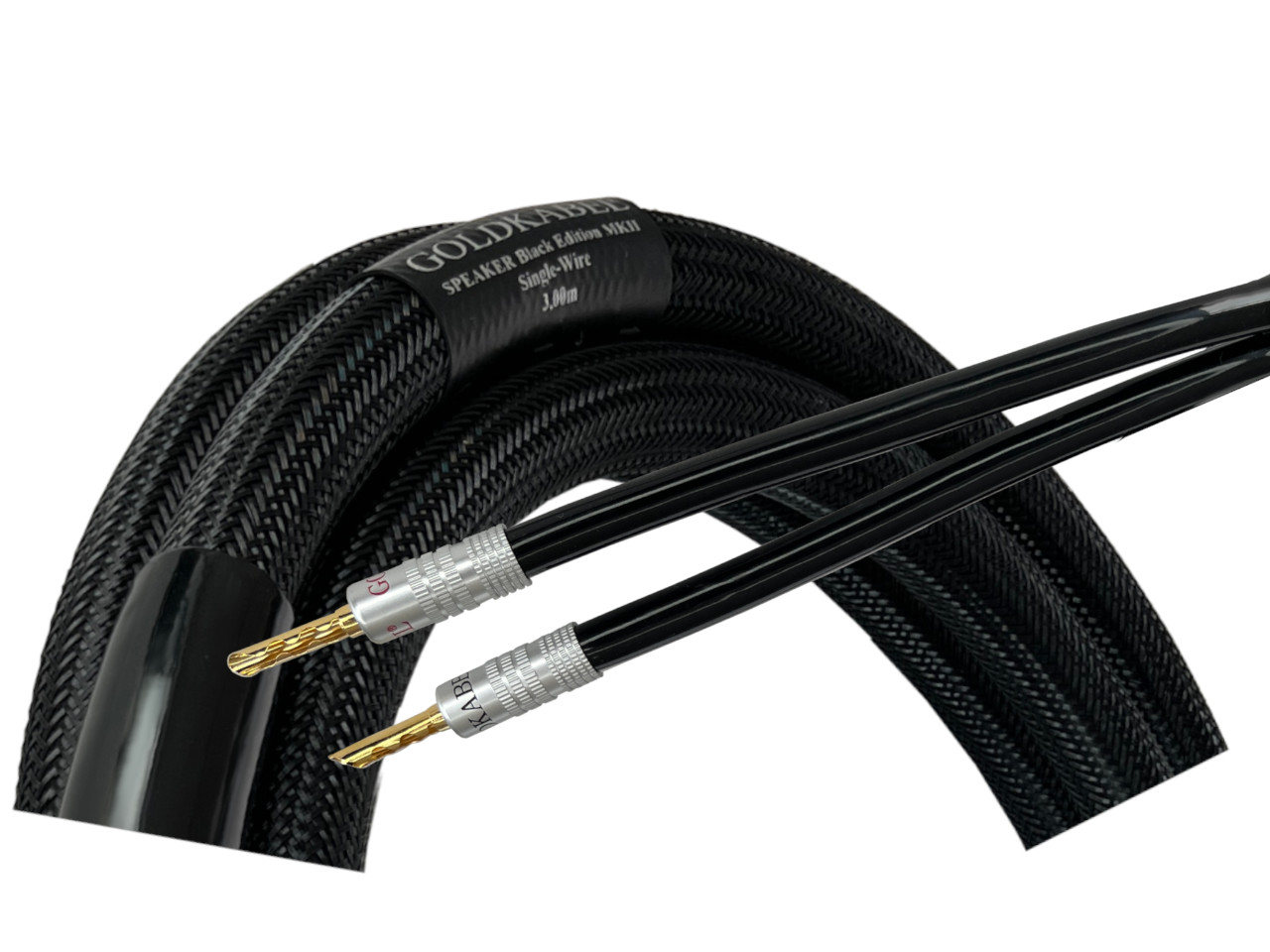 hochwertiges audio-kabel, Lautsprecherkabel, Schwarz, Gehäkelkabel?, Durchmesser 3.0 m