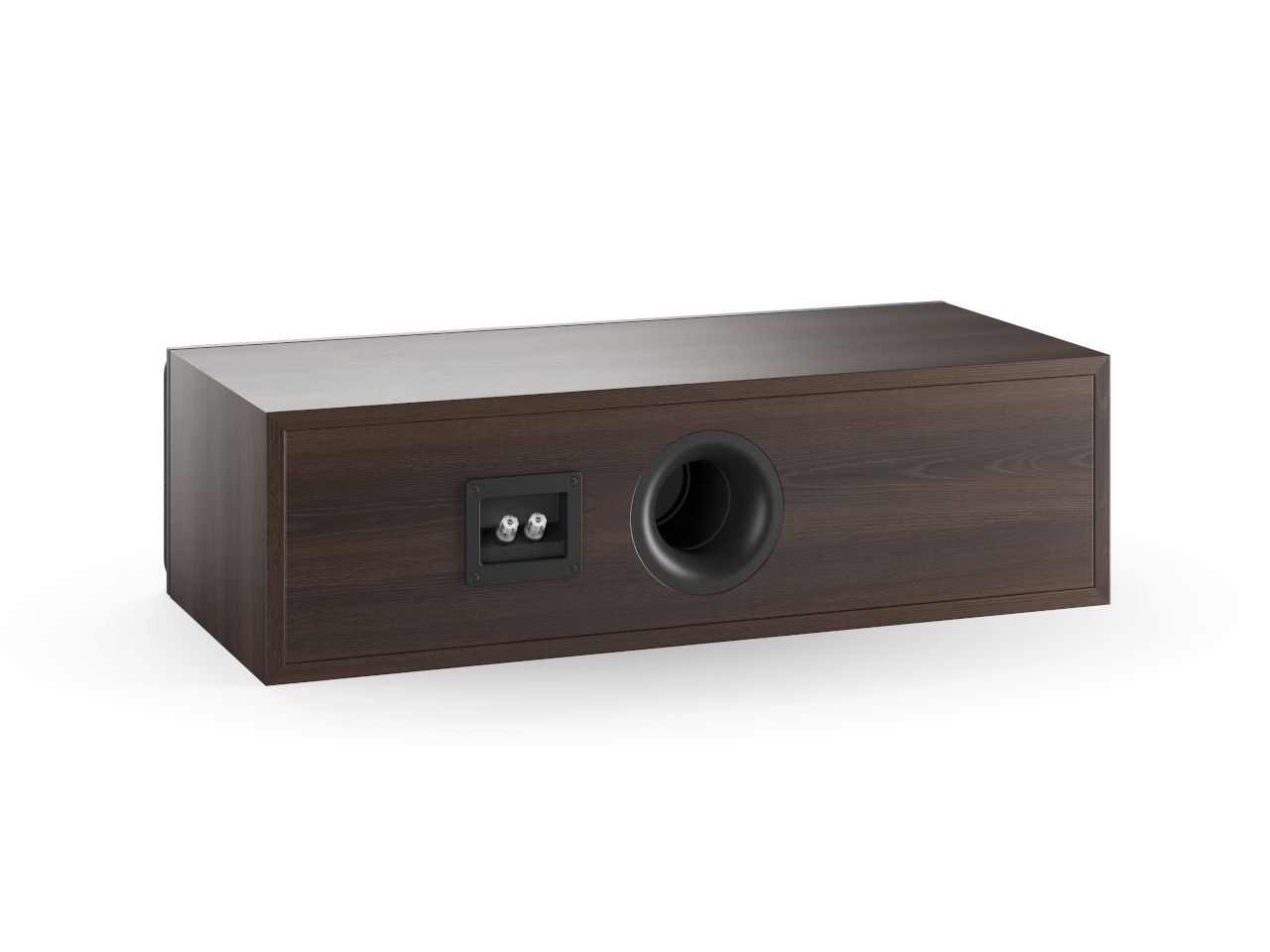 Hifi-Subwoofer, Holzgehäuse, Braun, Port, Lautsprecher