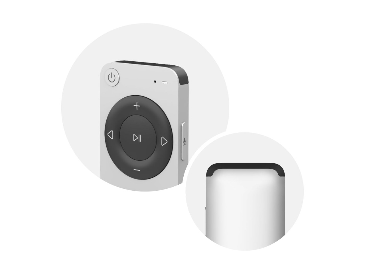 iPod, Digitaler Player, Kreisel-Taste, Portabler Musikplayer, Weiß/Grau