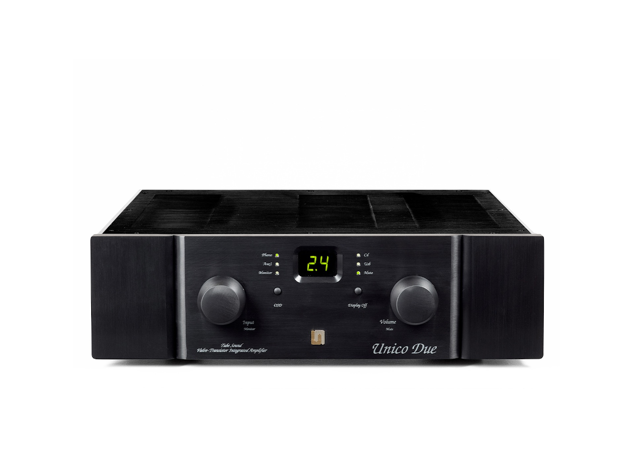 Vollverstärker, Hifi-Verstärker, Schwarz, Display 2.4, Kompakt Verstaerker