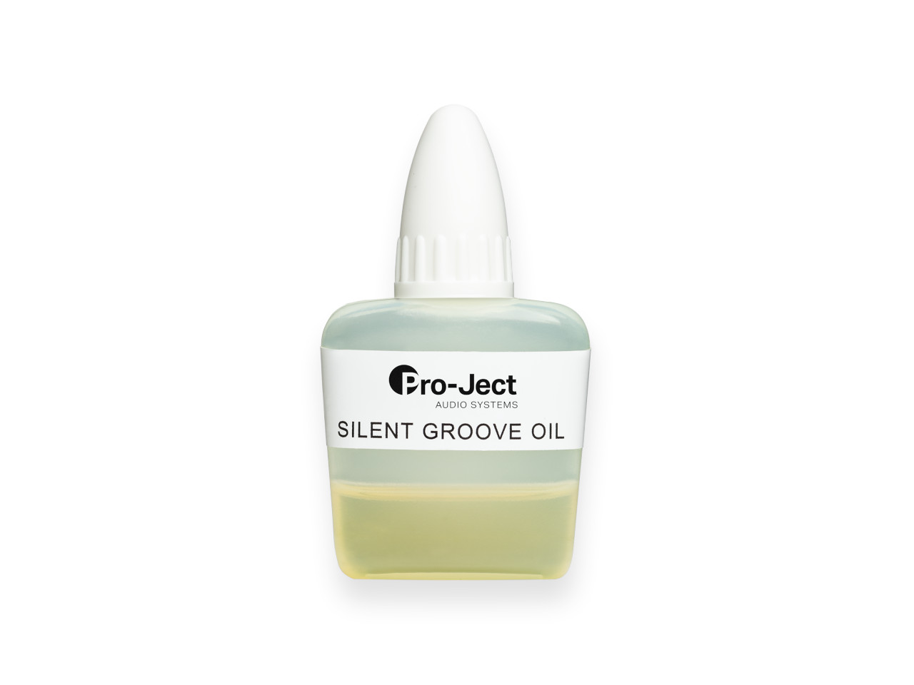 silicone oil, stille Rille Öl, Pro-Ject, Audio-System, Öl-Flasche