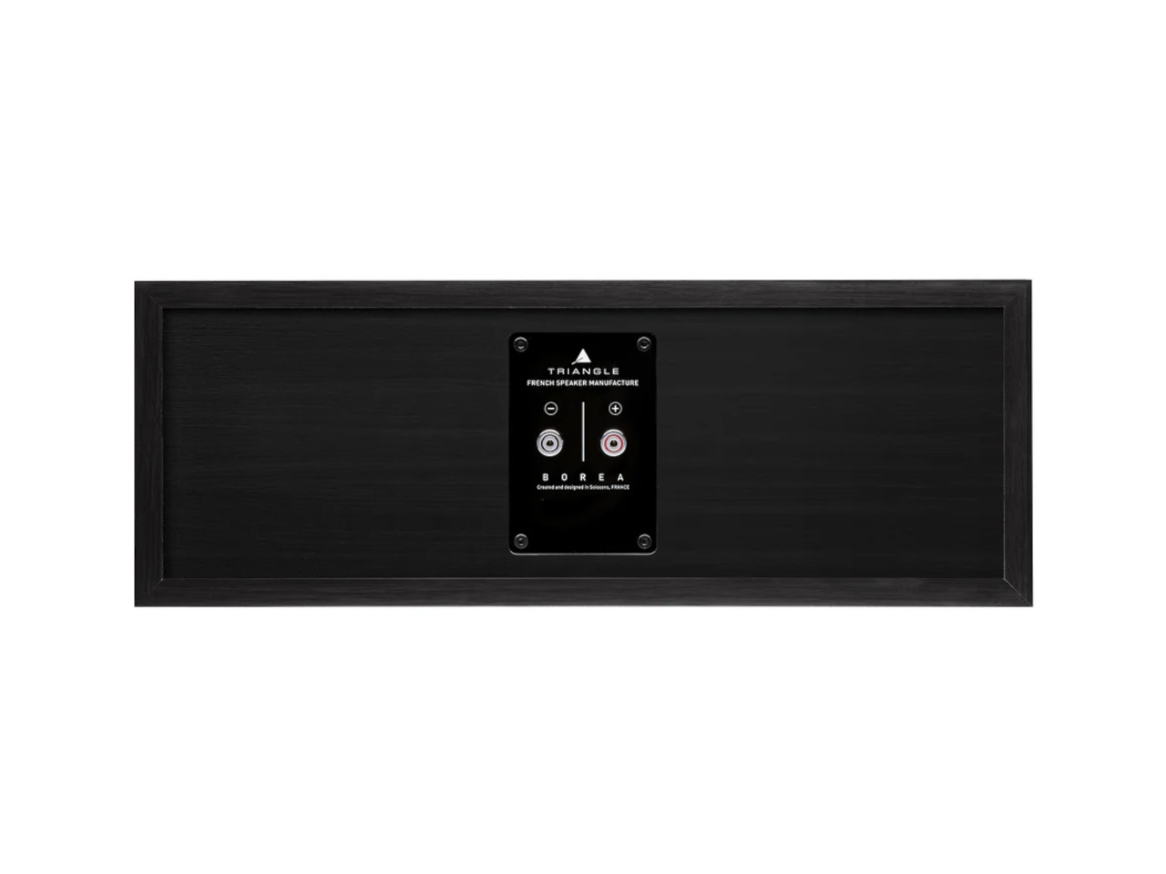 Lautsprecher, Rückplatte, schwarzes Holz, rechteckig, Audiophil