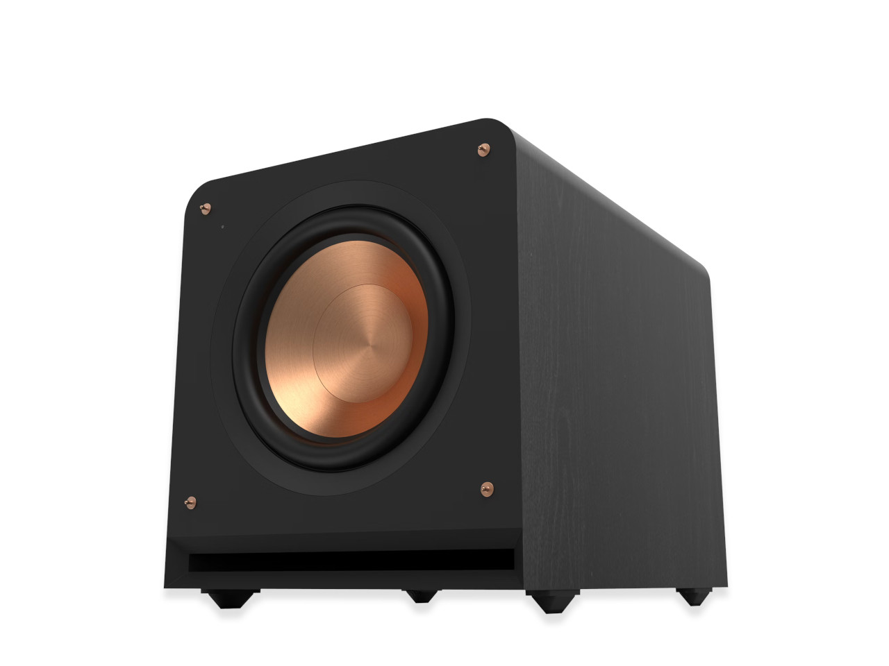 subwoofer, lautsprecher, woofer, kupfer, schwarz