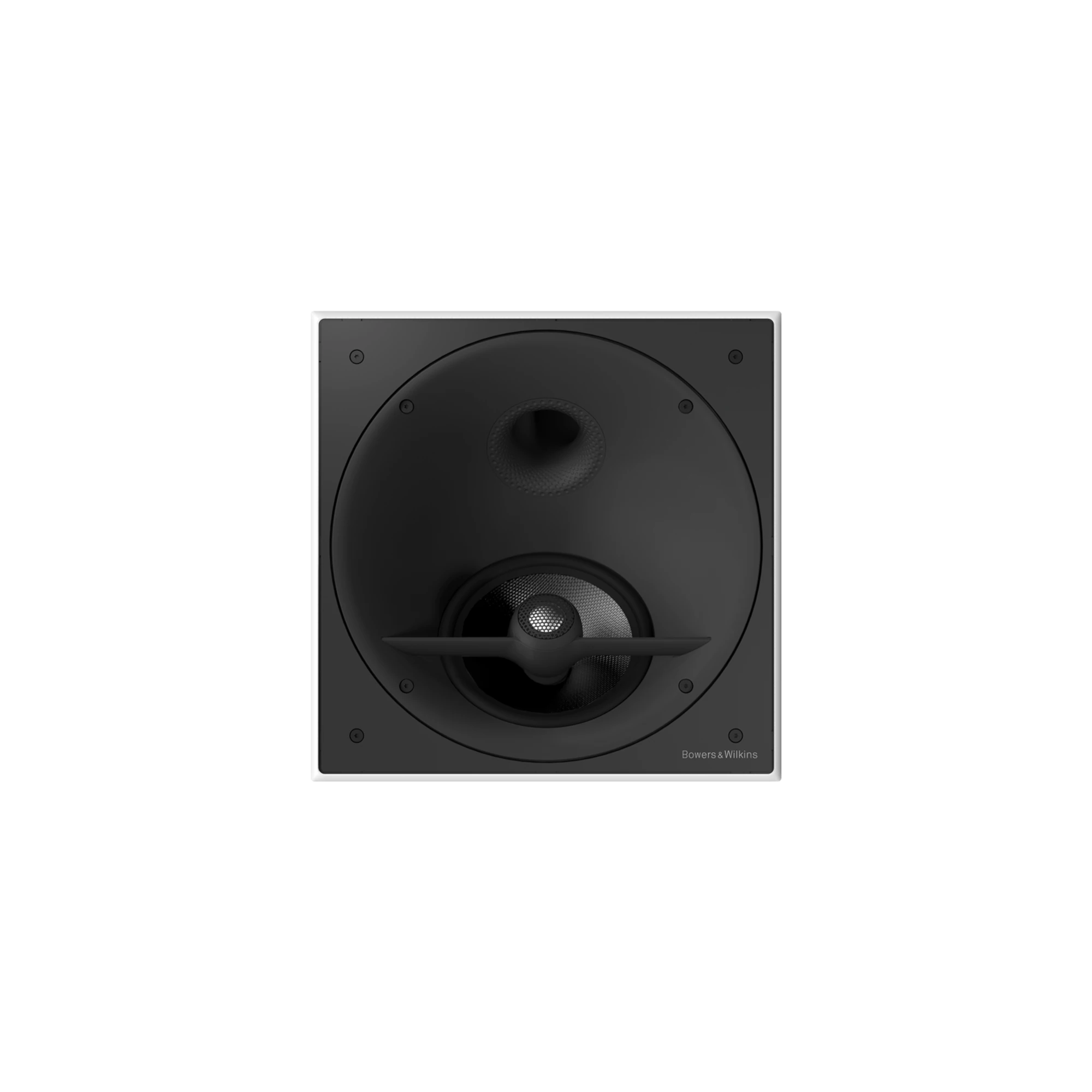 Lautsprecher, Wand/Deckenlautsprecher, Schwarz, Rundes Speaker-Element, Bowers & Wilkins