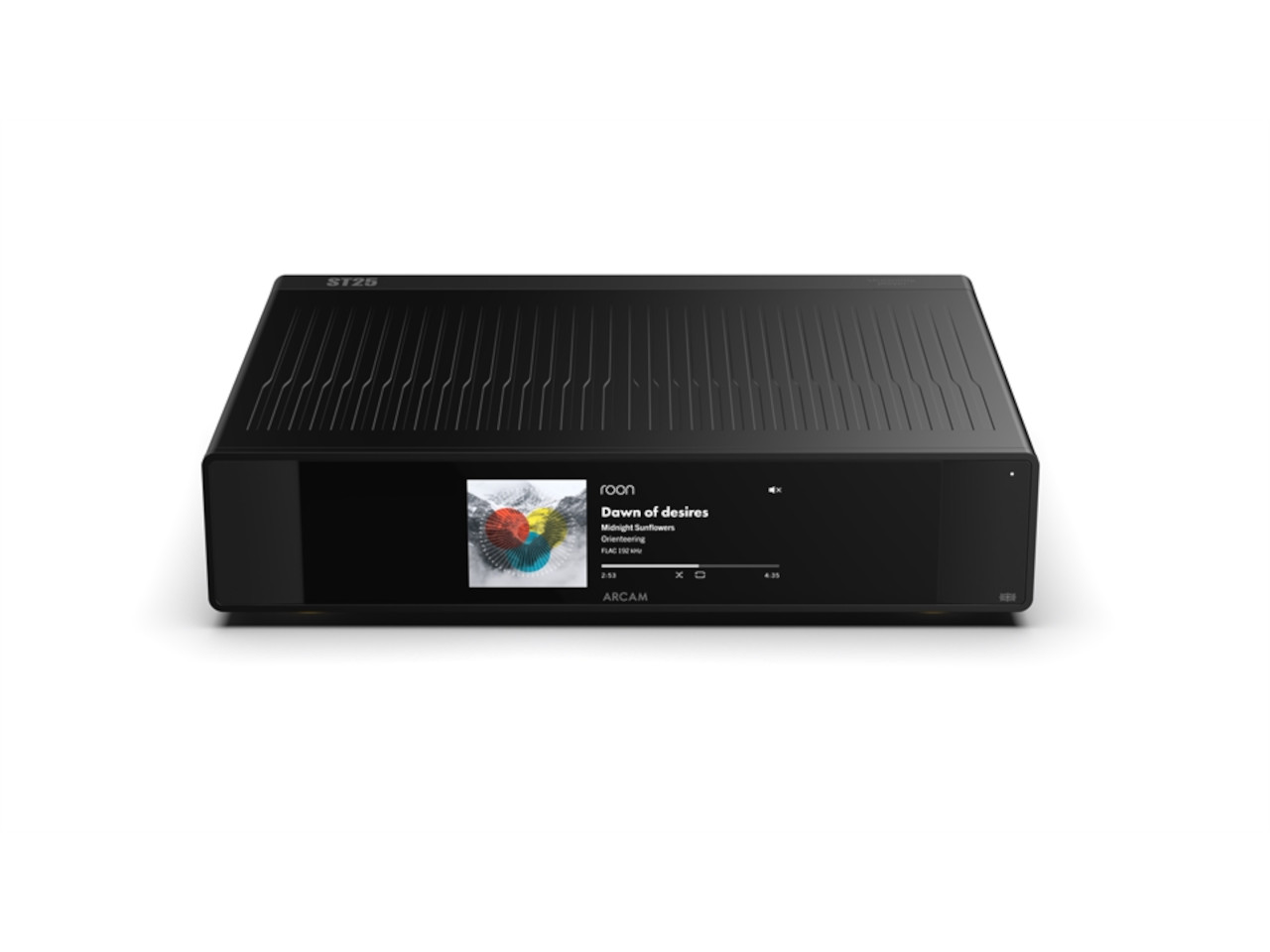 Netzwerk-Audio-Player, Multimedia-Player, Schwarz, Bedienfeld-Mit-Touch, Flach-Front-Display
