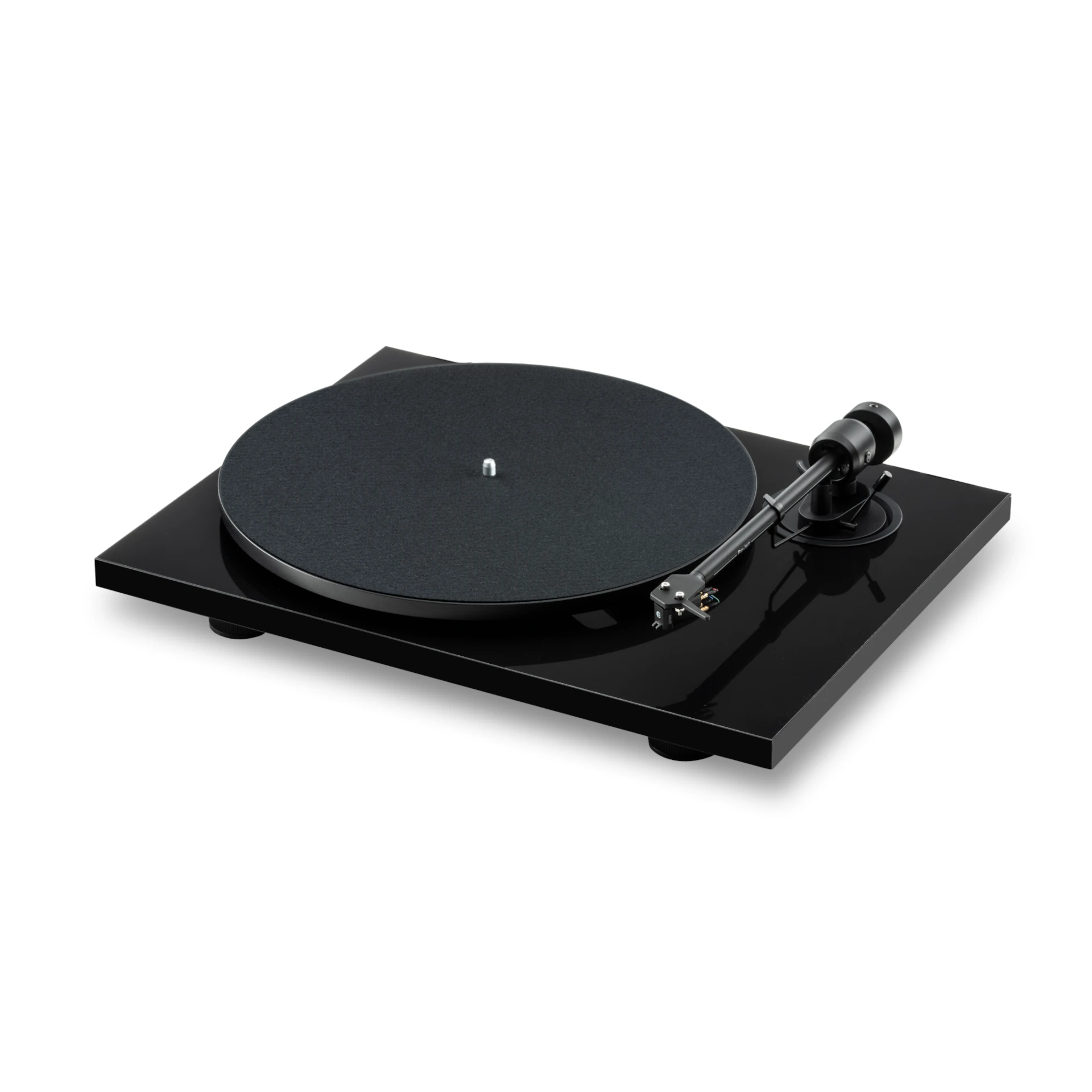 Plattenspieler, Turntable, Schwarz, Tonarm, Plattenteller