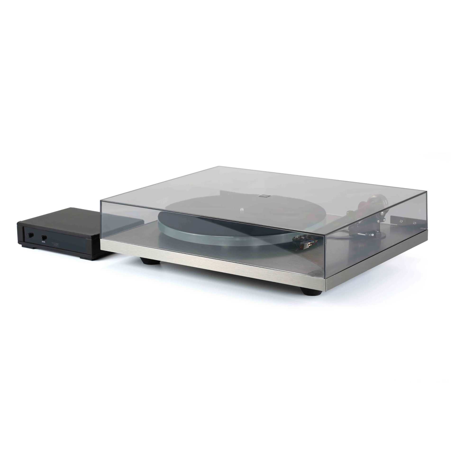 Plattenspieler, Turntable, Protectorhaube, Plattenspieler mit Abdeckhaube, Audiotechnik