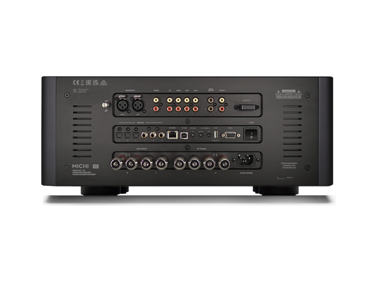 amplifier, Rückseite, Audio-Schnittstellen, Anschlüsse, Rack-Mount