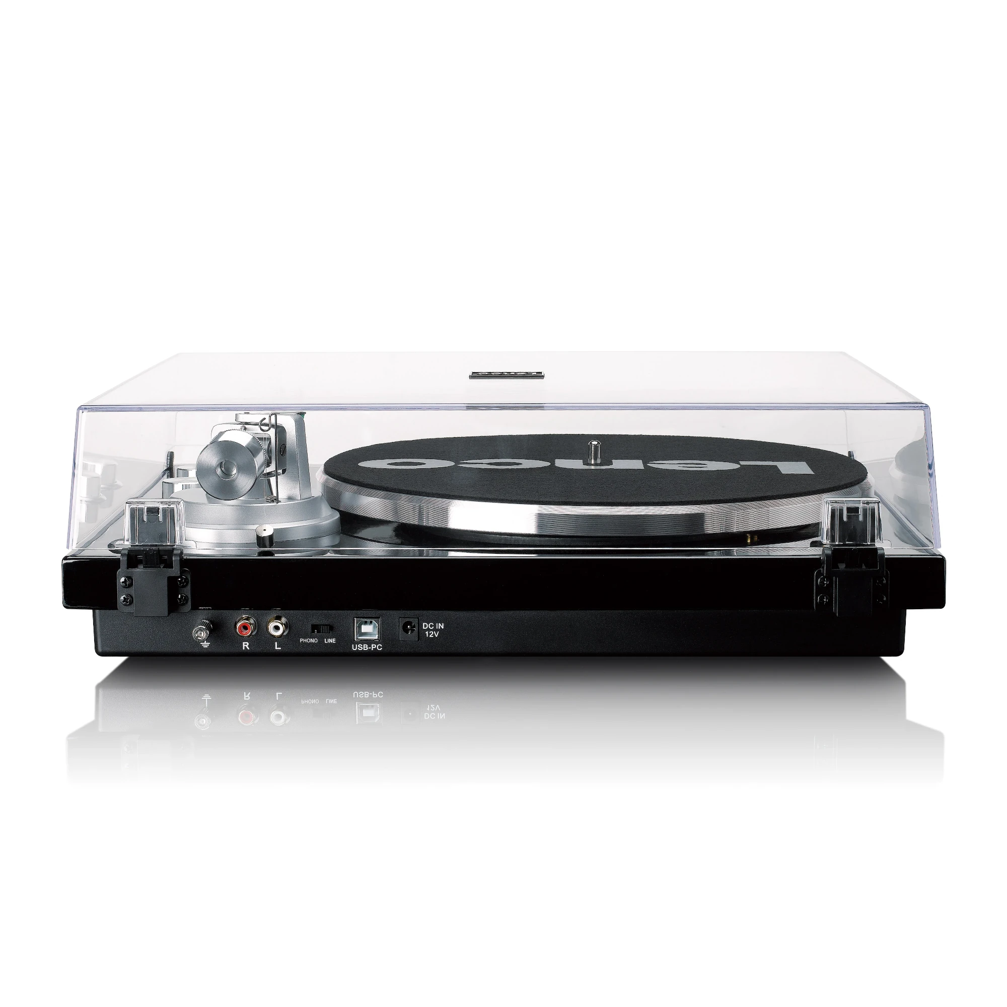 Turntable, Plattenspieler, Transparenter Staubschutz, Phono Eingang, USB Stromzufuhr