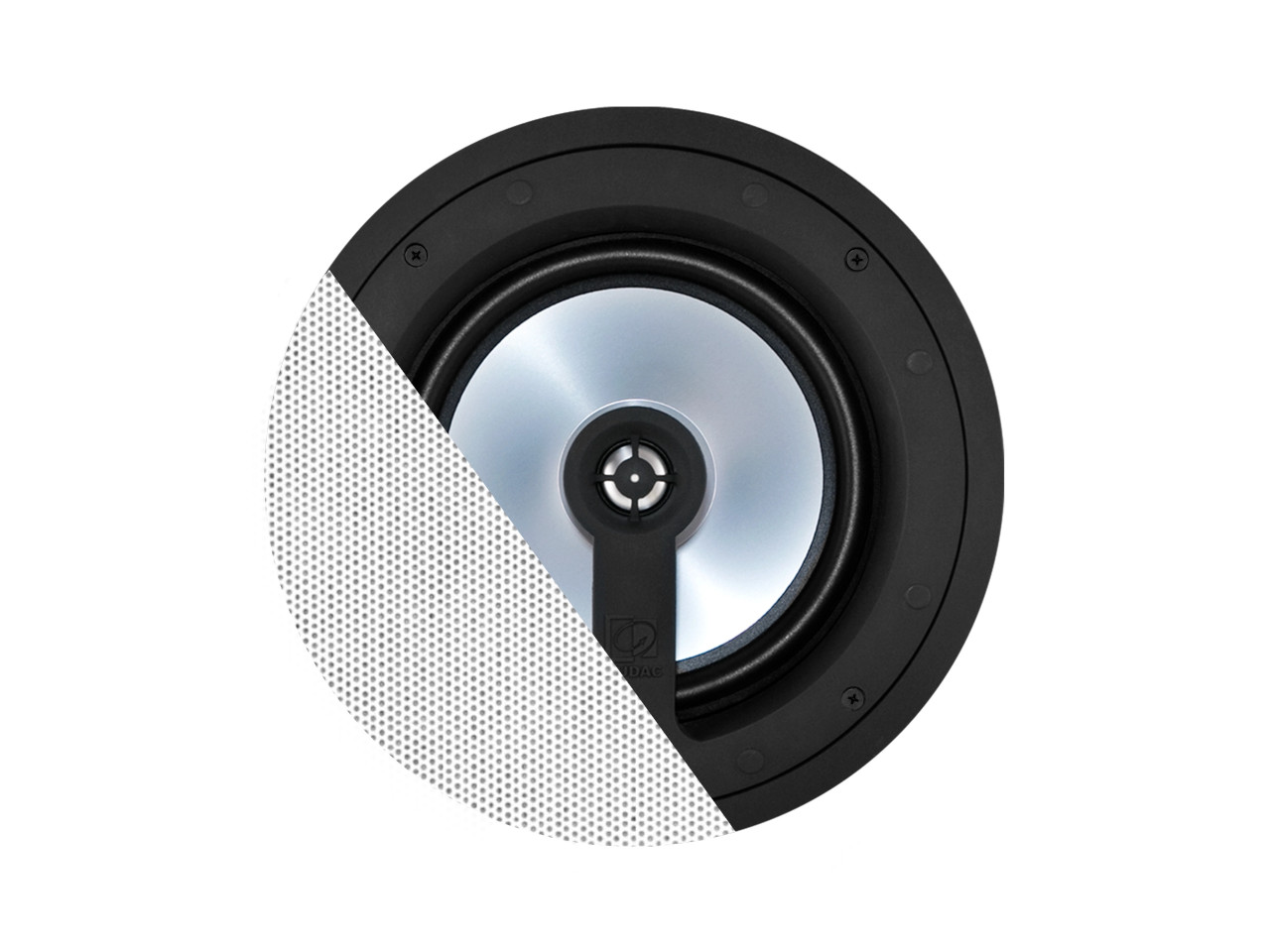 loudspeaker, speaker, woofer, round, grille