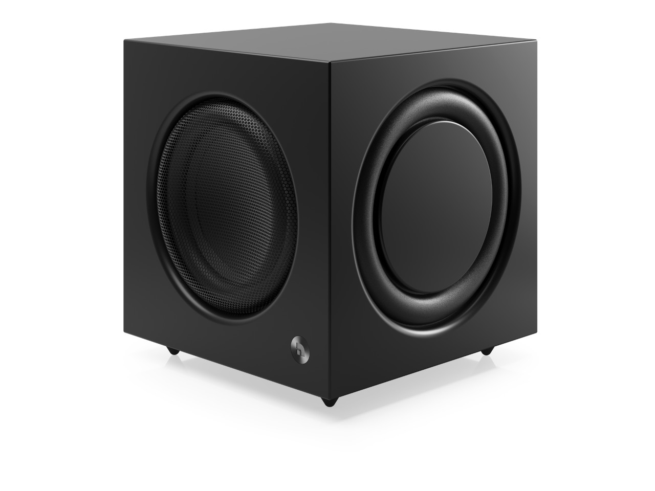 Subwoofer, Bassreflex, Gehäuse, Schwarz, Karton