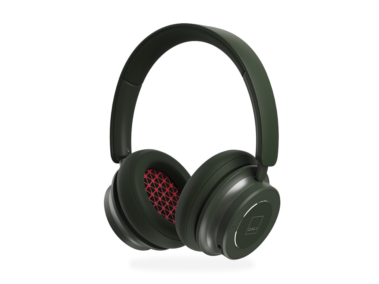 kopfhörer, over-ear, grün, rote gitterfront, kopfhörer kabellos?