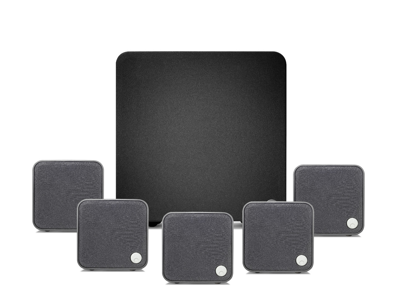 Home- & Surround-, Lautsprecher-Set, kabellose Lautsprecher, schwarz, kompakt