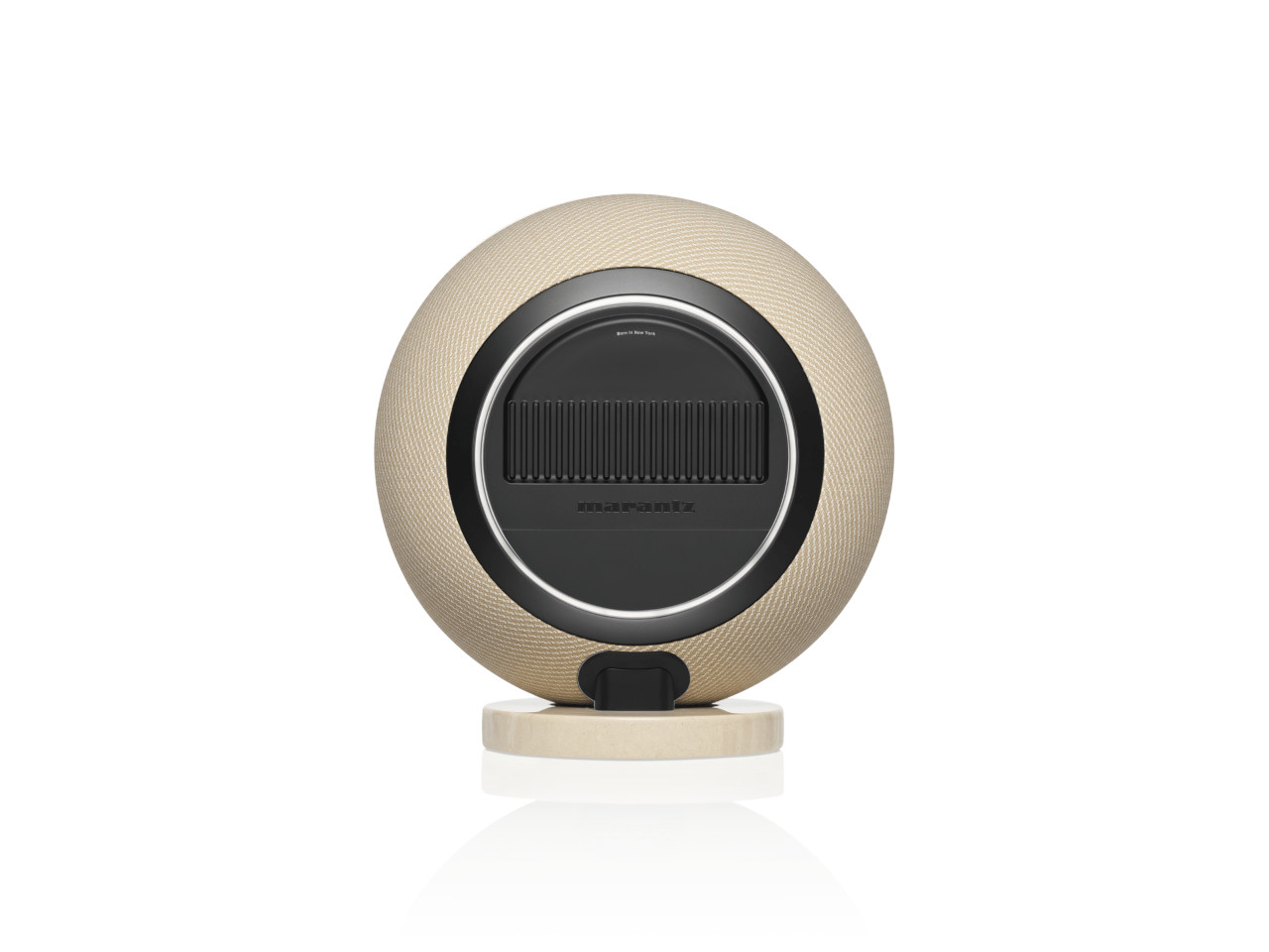 speaker, bluetooth, runde, beige, stativ