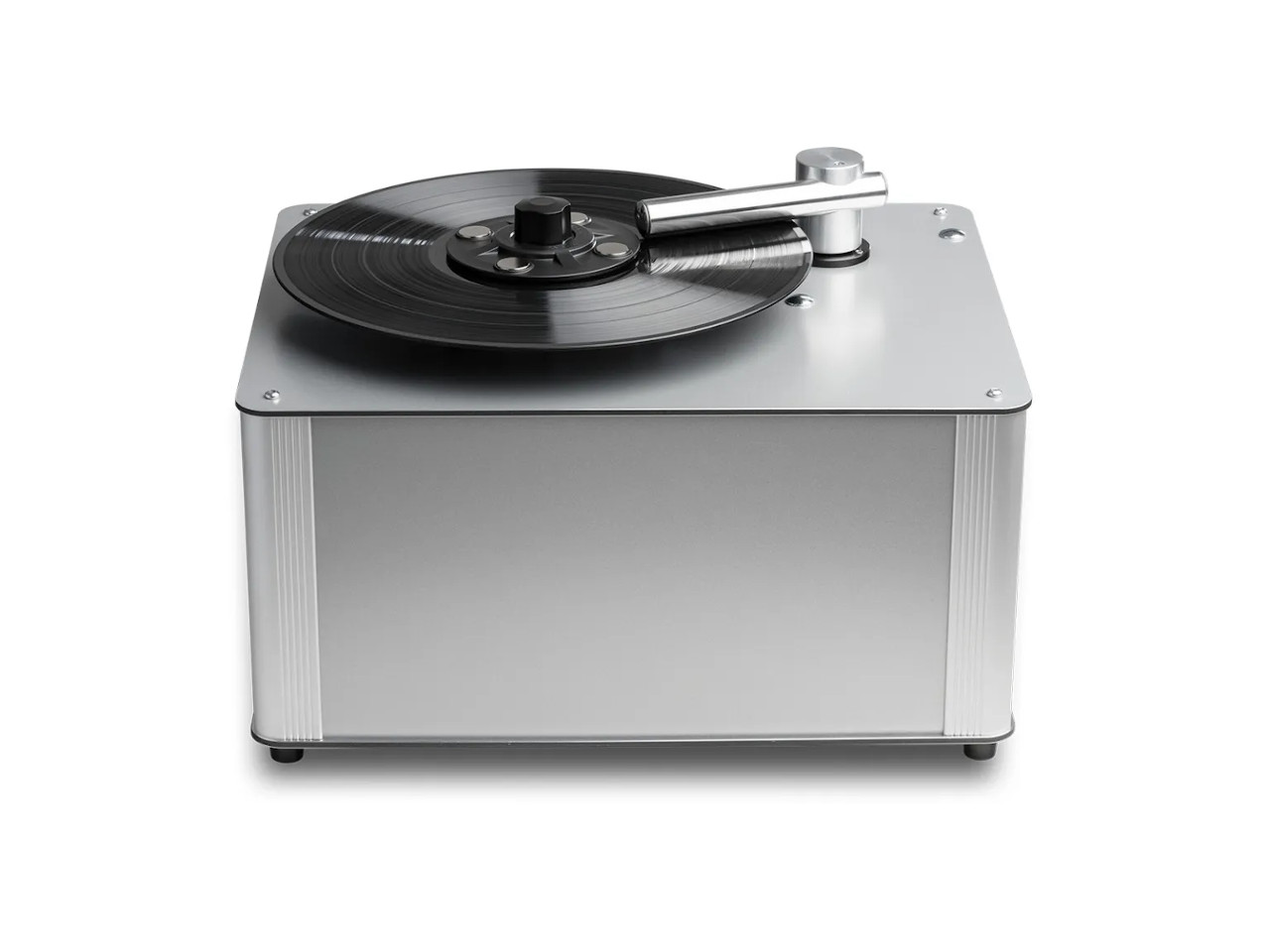 Plattenlaufwerk, Vinyl, Turntable, HiFi, Silber
