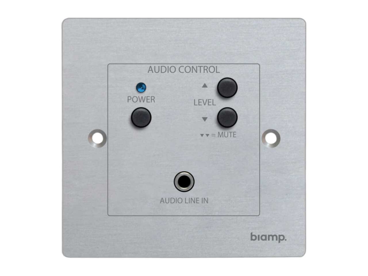 Audio control, Lautstärkeregler, Line-In, Metallplatte, Panel