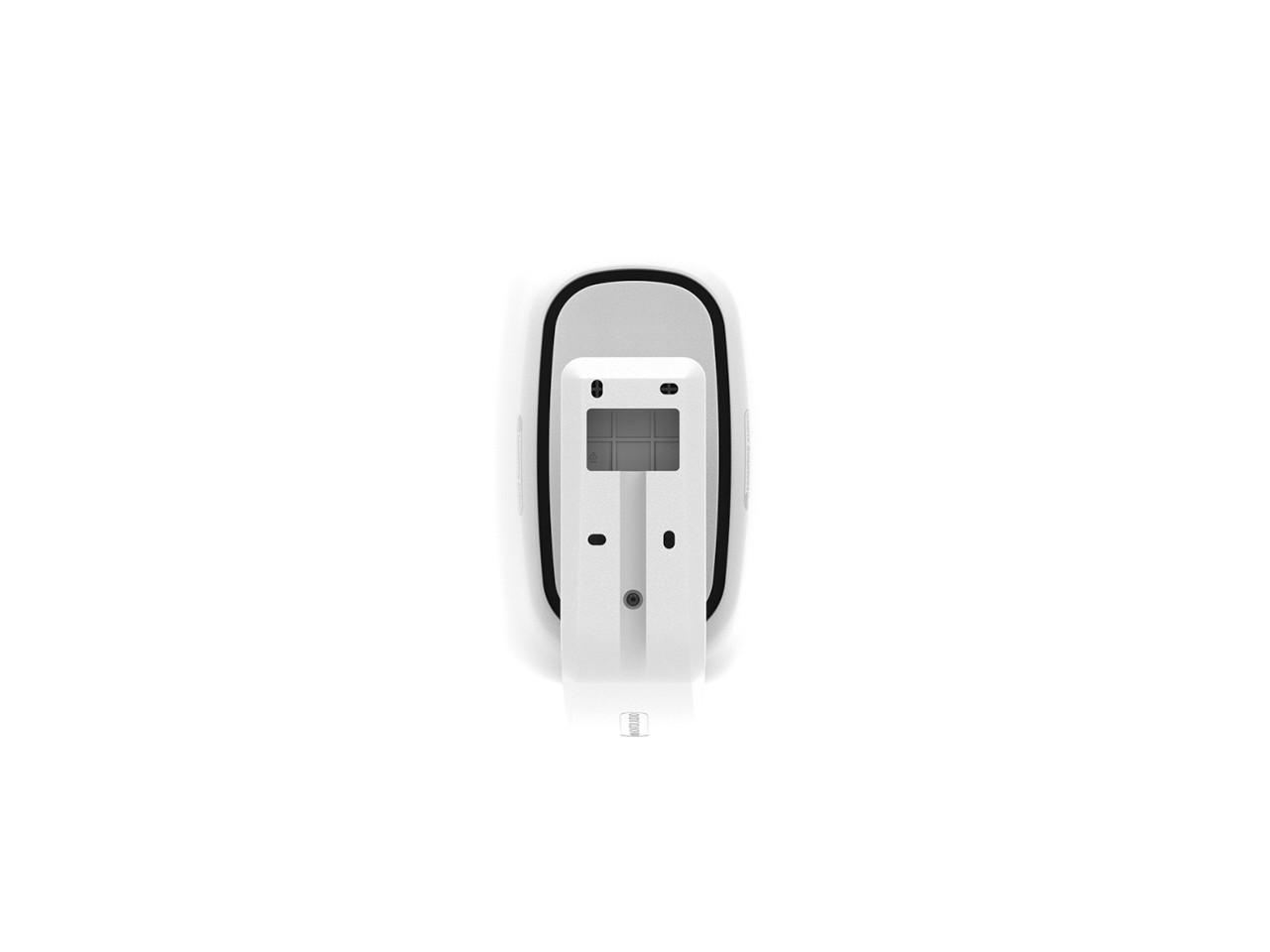 E-Bike Ladegerät, Batteriepaket, Rückansicht, Ladestation, Weißes Gerät