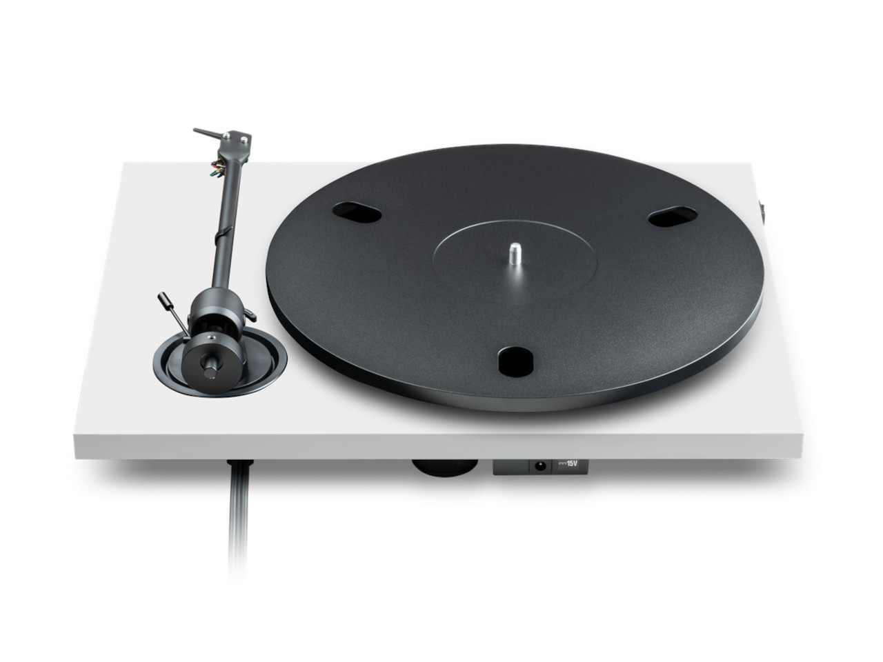 Plattenspieler, Turntable, Tonarm, Schwarz, Platte