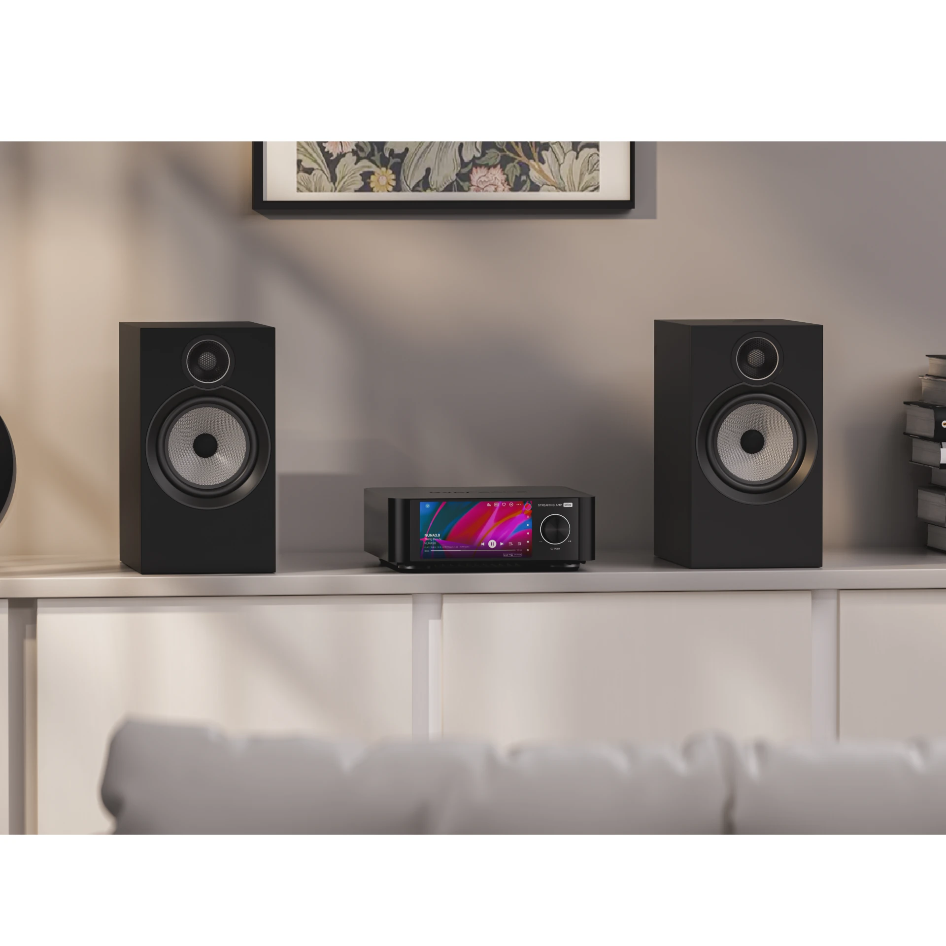 Lautsprecher, Stereoanlage, 2-Wege-Lautsprecher, Hifi-Set, Kompakt-Verstärker