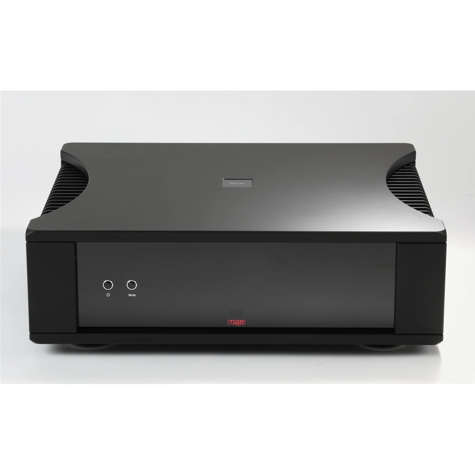 HiFi-Amplifier, A/V-Receiver, Schwarzer Klangverstärker, Röhrenloser Verstärker, Low-Profile-Design