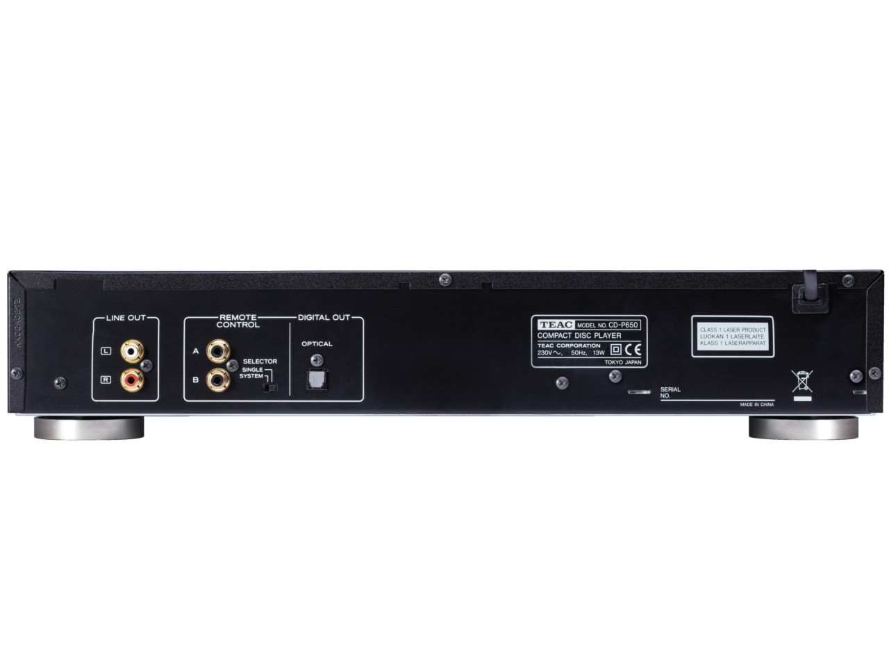 CD-Spieler, Elektronik, Verstärker