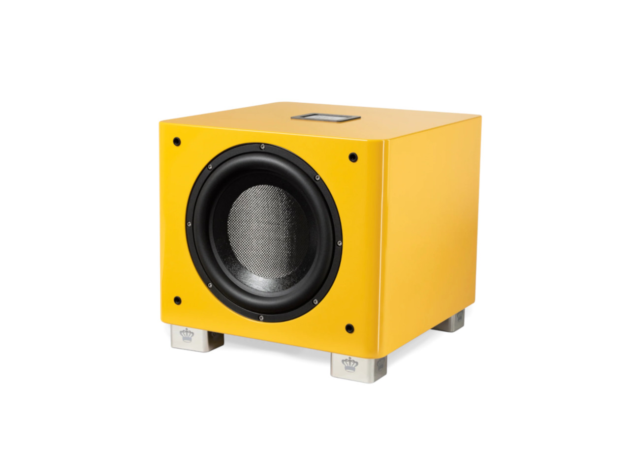 subwoofer, Lautsprecher, gelb, Bass, Monitoring-Subwoofer