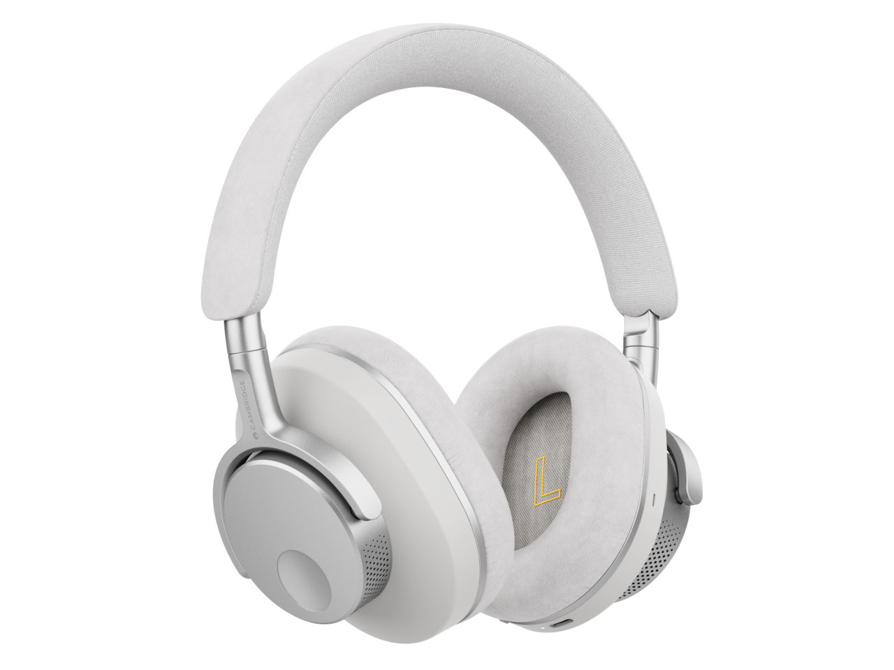 Kopfhörer, Over-Ear, Samtige Ohrpolster, Silber, Klangqualität