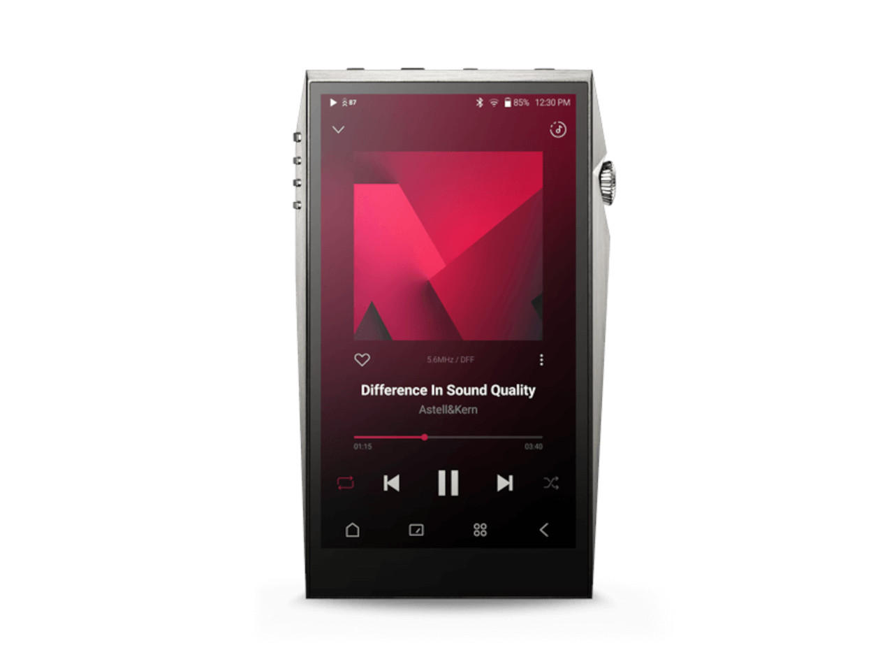 Smartwatch, Digitalanzeige, Musikspieler, Metallrahmen, Schwarz