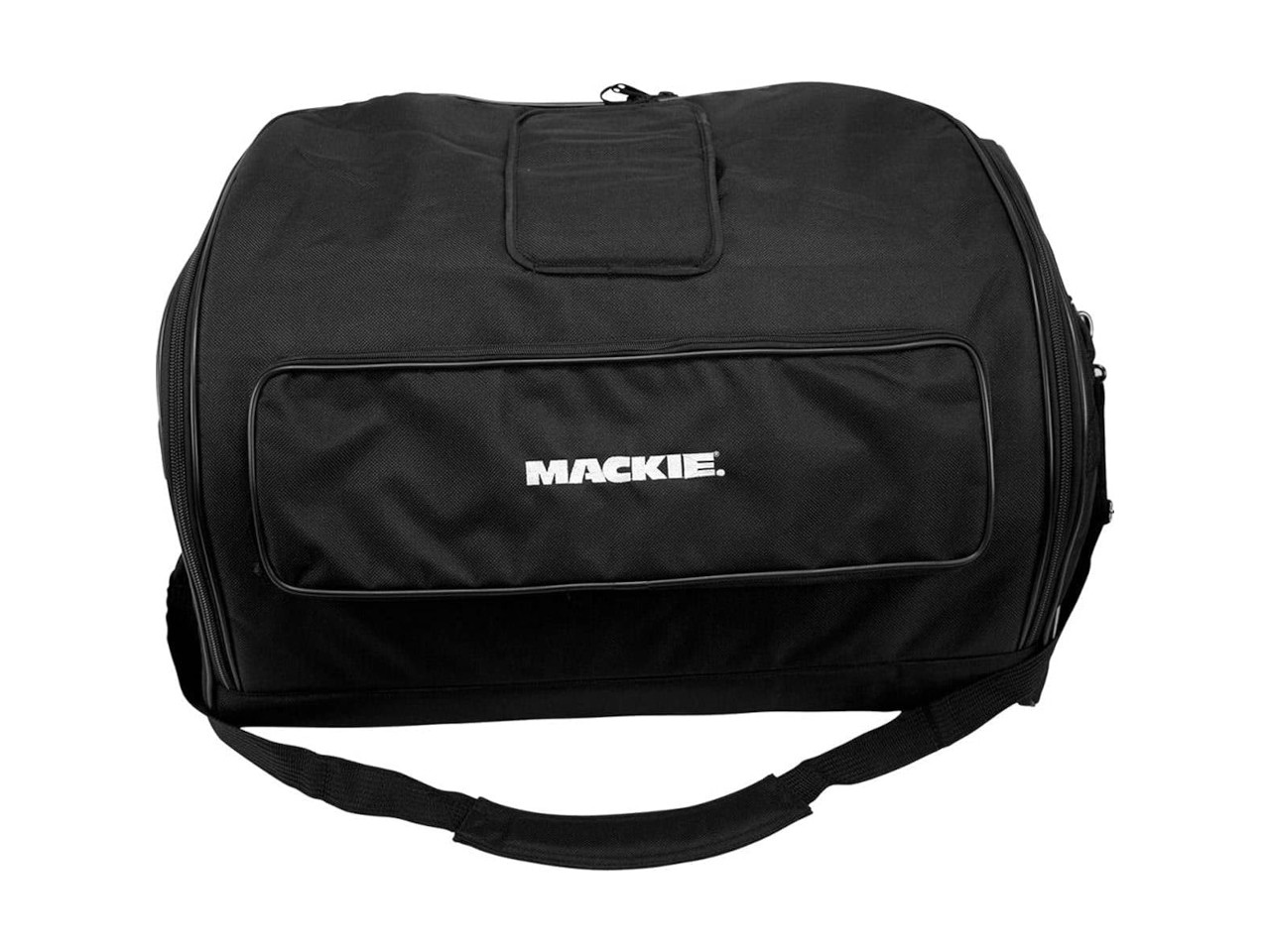 Instrumententasche, Schwarzes Nylon, Schultergurt, Reißverschluss, Vordertasche
