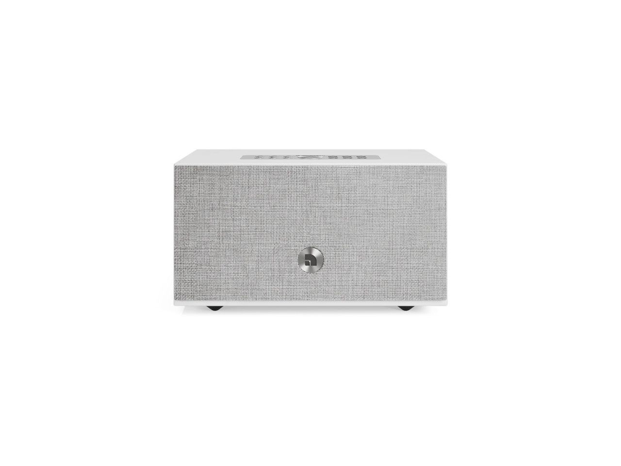 Bluetooth-Lautsprecher, Stoffabdeckung, Grau, Rechteckig, Lautsprecher-Gitter