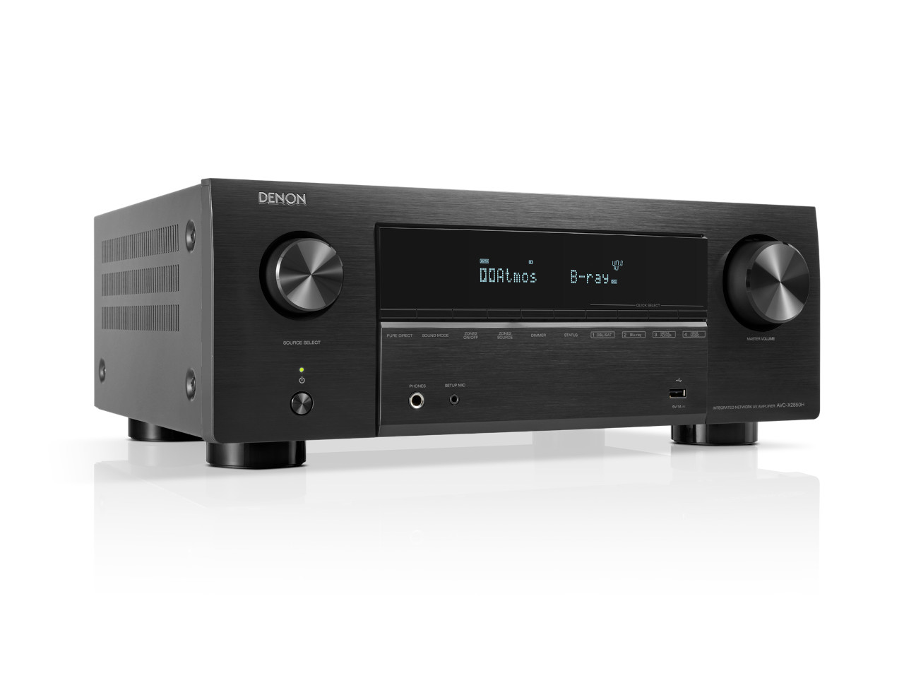 AV-Receiver, Denon, Stereo, Hi-Fi, Bridged speaker system
