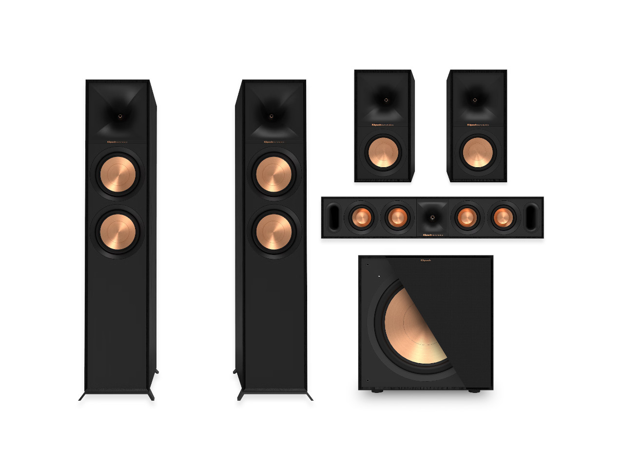 Klipsch Reference 5.1.2 Heimkino Set R-605FA