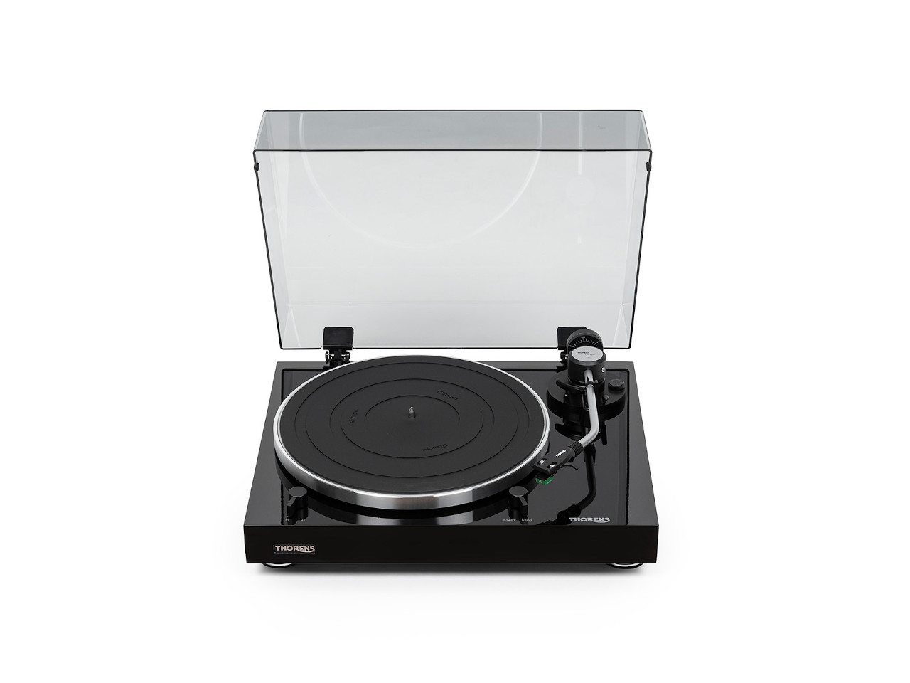 Plattenspieler, Turntable, Schwarz, Plattenlaufwerk, Tonarm
