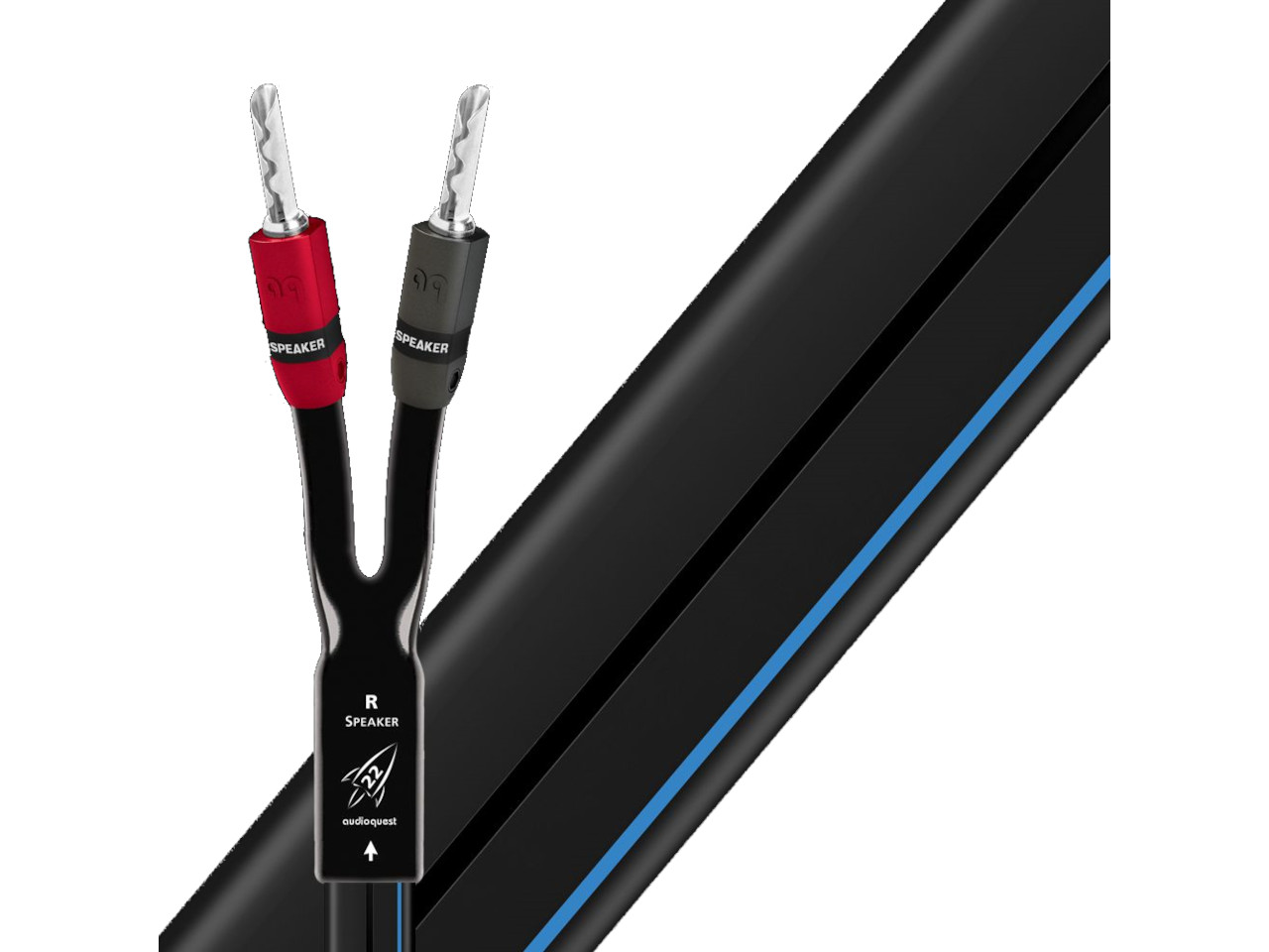 Lautsprecherkabel, Zweikabel, R-Speaker, audioguest, schwarzes Kabel