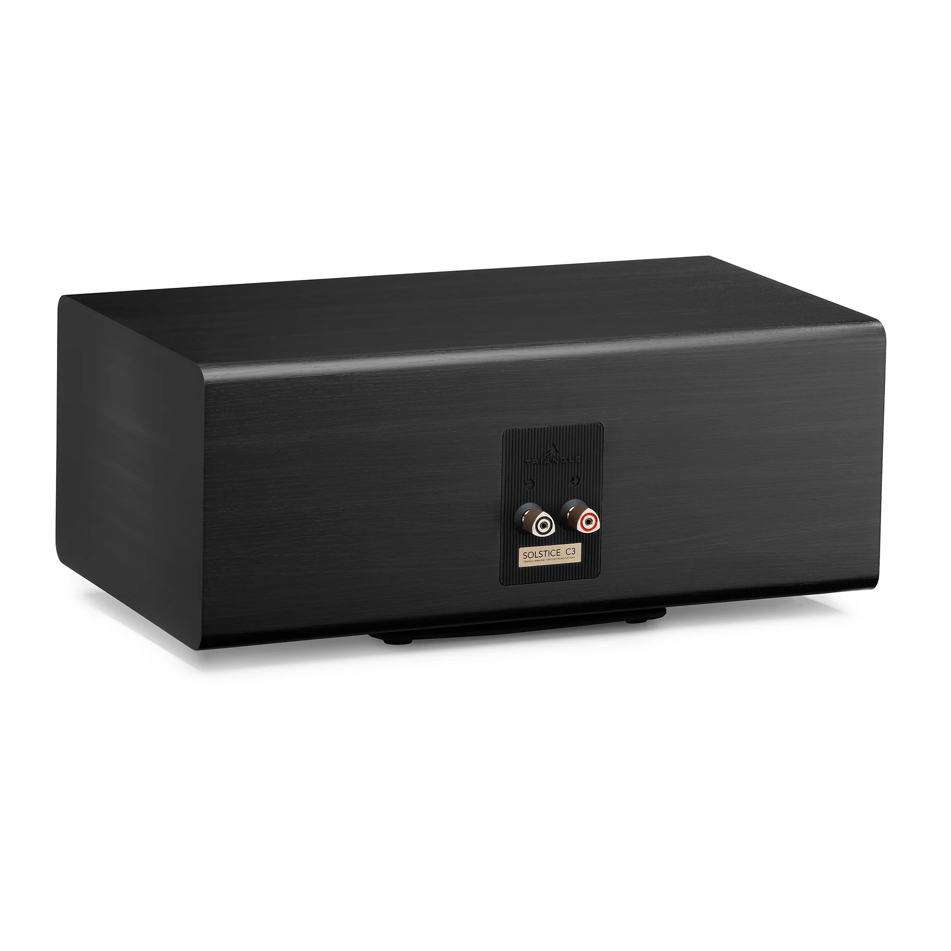 subwoofer, schwarz, verstärker, rückseite, rca