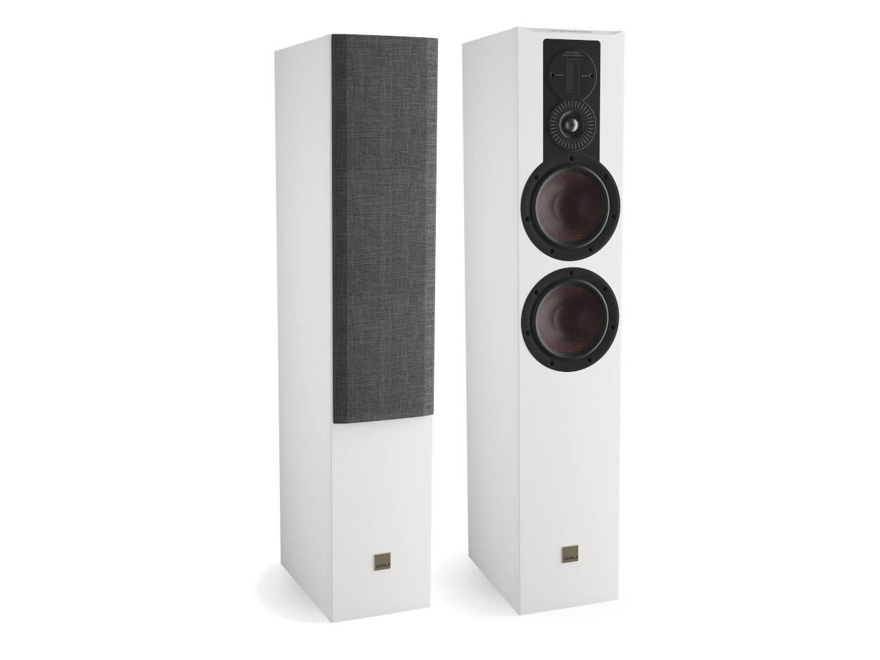 Lautsprecher, Standlautsprecher, weiß, Doppelwoofer, Gitter