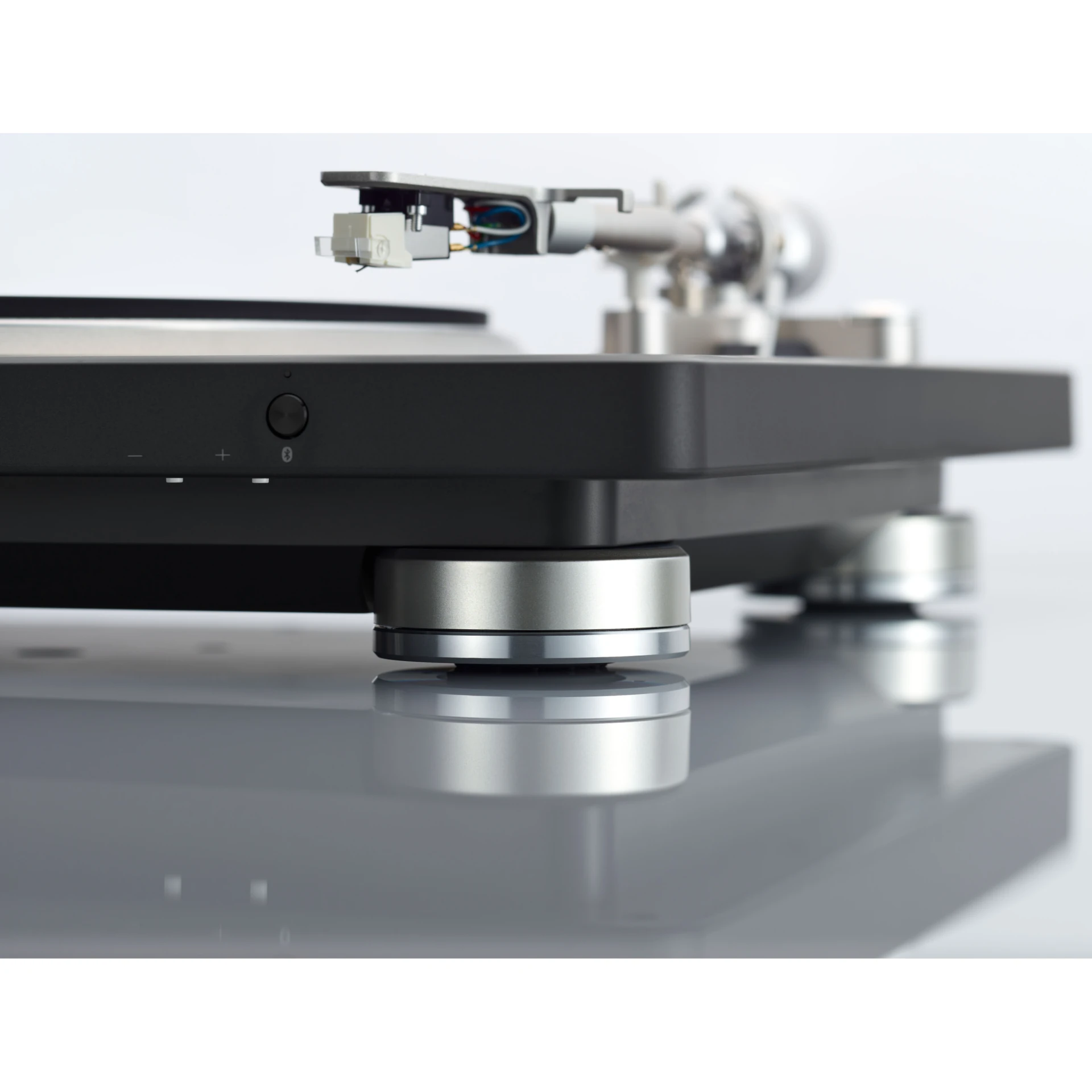 Plattenspieler, Schallplattenspieler, Tonarm, Bluetooth, Metallfüße