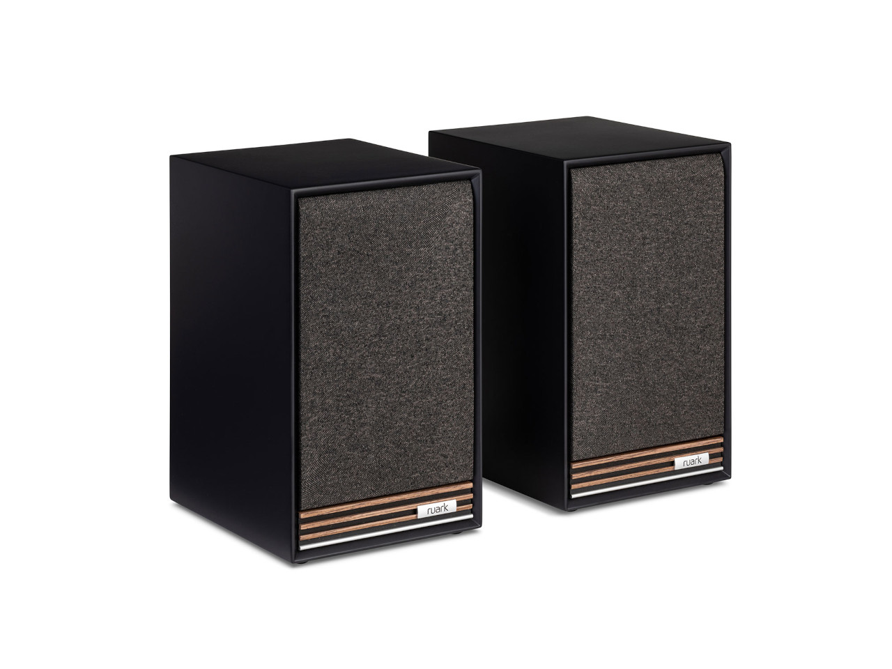 Lautsprecher, Stereo-Lautsprecher, Schwarz, Holzoptik, 2er-Set