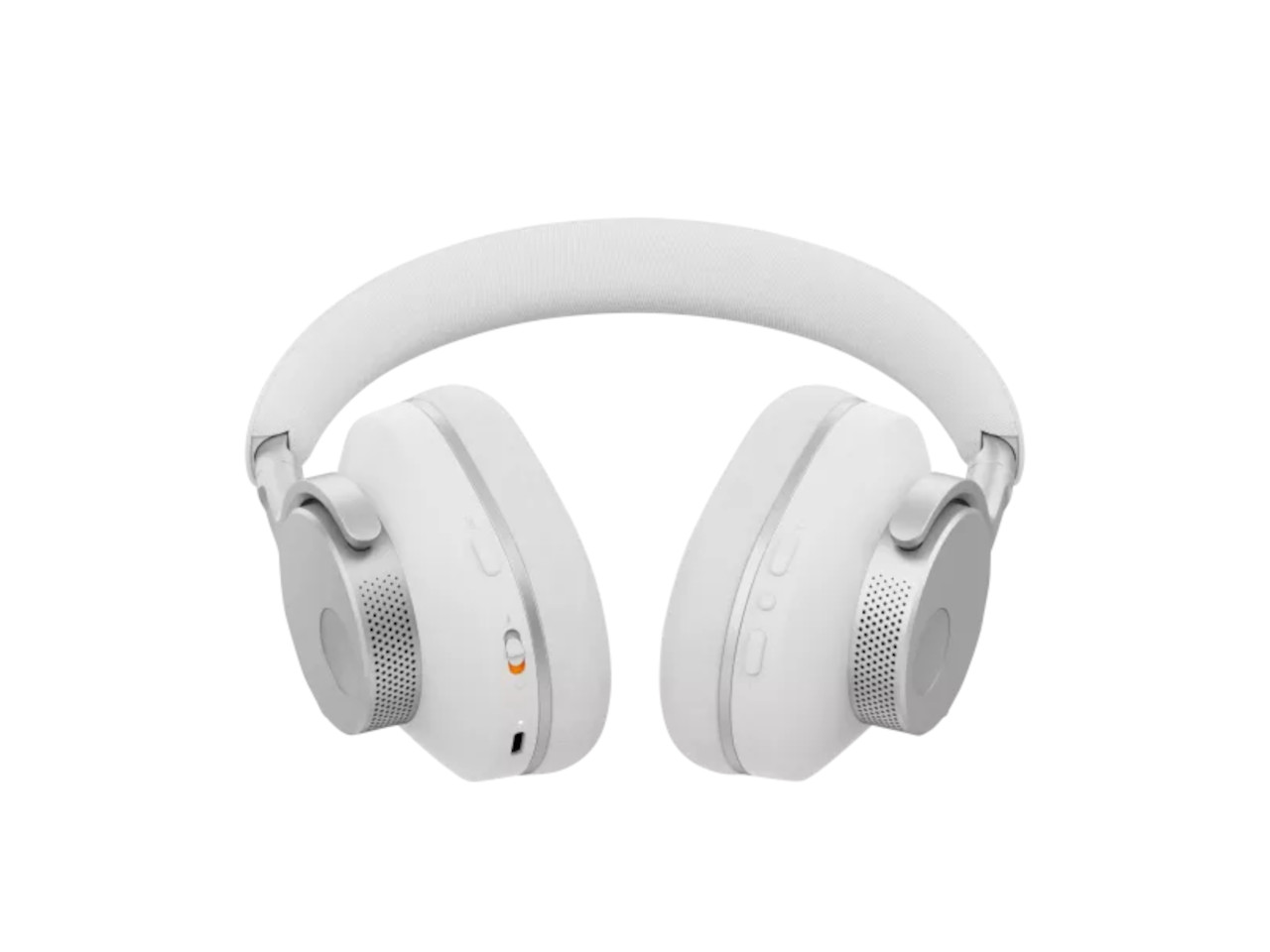 kopfhörer, over-ear, drahtlos, silber, gummi-pad