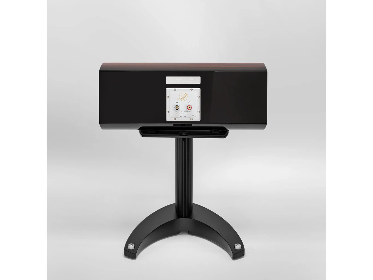 Hifi-Lautsprecher, Standlautsprecher, Stereo, schwarz, Metallständer